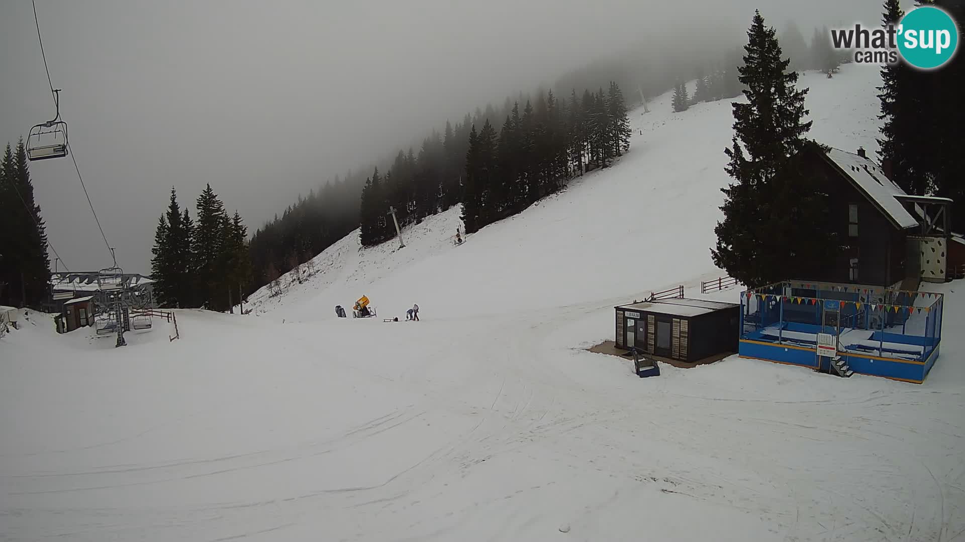 Webcam en direct de la station de ski de GOLTE – vue sur Medvedjak – Slovénie