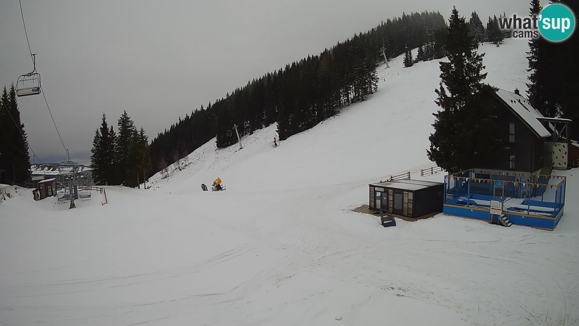 Webcam en direct de la station de ski de GOLTE – vue sur Medvedjak – Slovénie