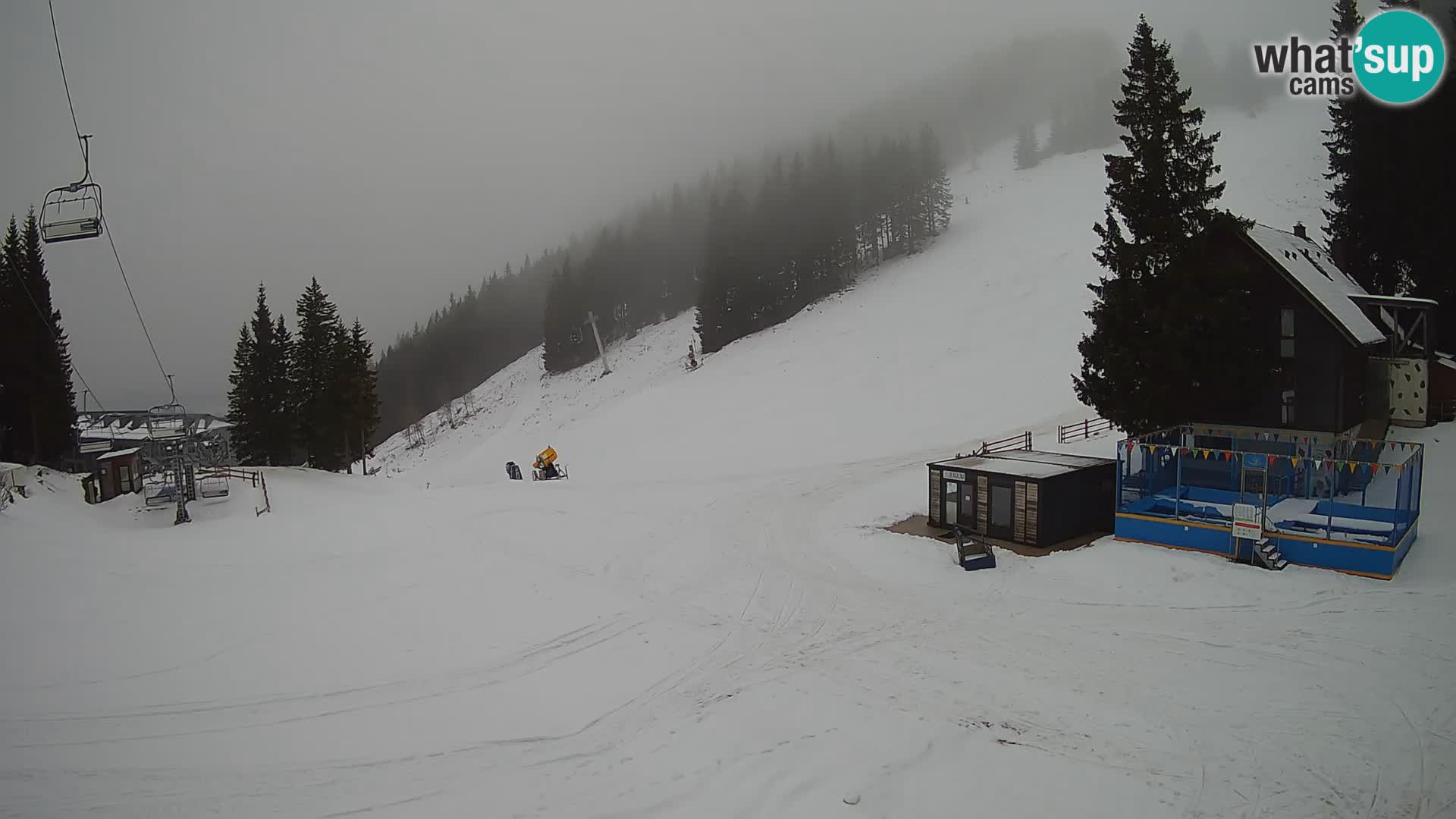 Webcam en direct de la station de ski de GOLTE – vue sur Medvedjak – Slovénie