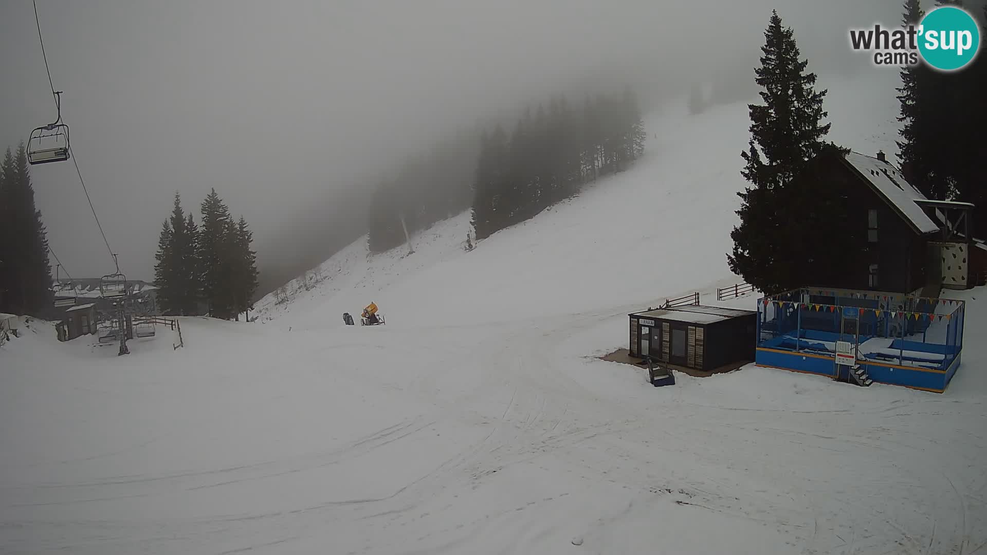 Webcam en direct de la station de ski de GOLTE – vue sur Medvedjak – Slovénie