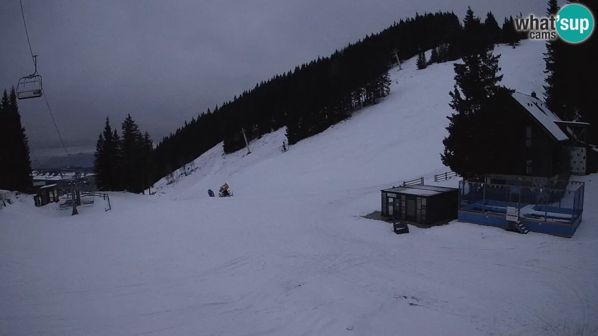 GOLTE Skigebiet webcam – Schöne Aussicht auf Medvedjak – Slowenien