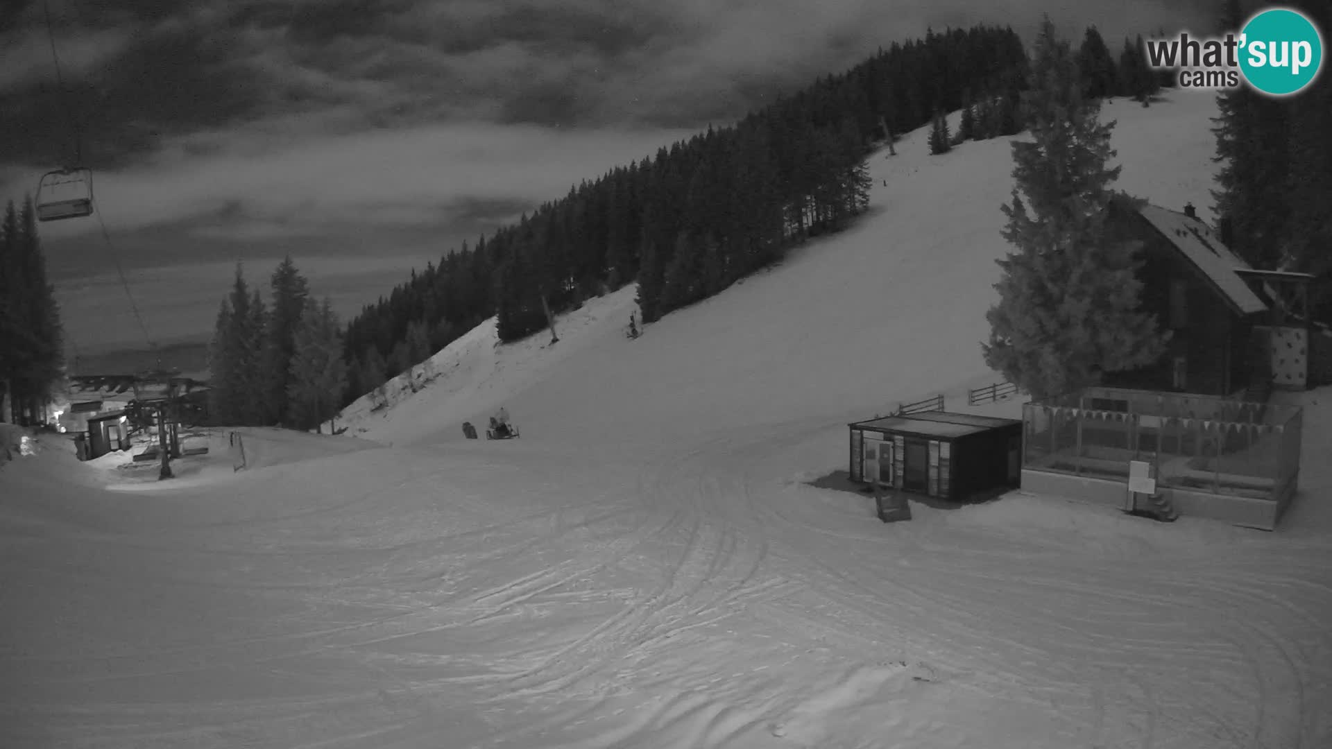 GOLTE Ski resort live webcam – view to Medvedjak – Slovenia