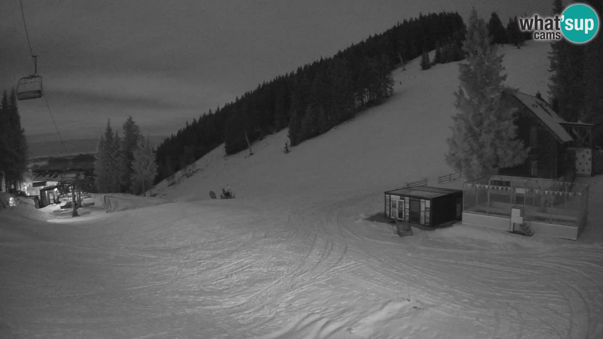 Cámara web en vivo de la estación de esquí GOLTE – vista a Medvedjak – Eslovenia