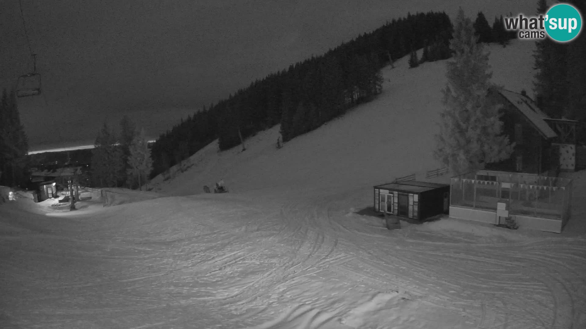 Cámara web en vivo de la estación de esquí GOLTE – vista a Medvedjak – Eslovenia