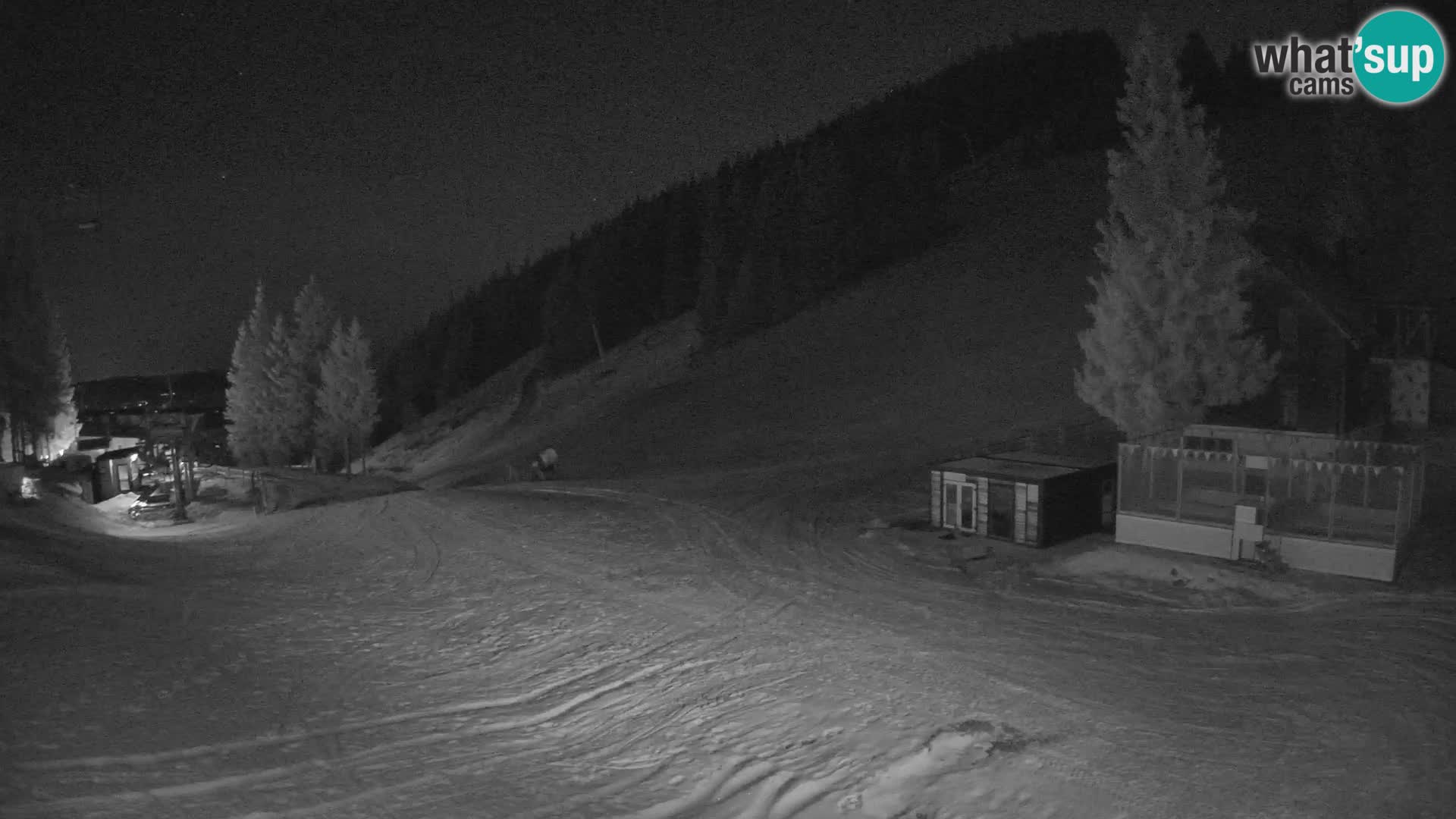 Cámara web en vivo de la estación de esquí GOLTE – vista a Medvedjak – Eslovenia