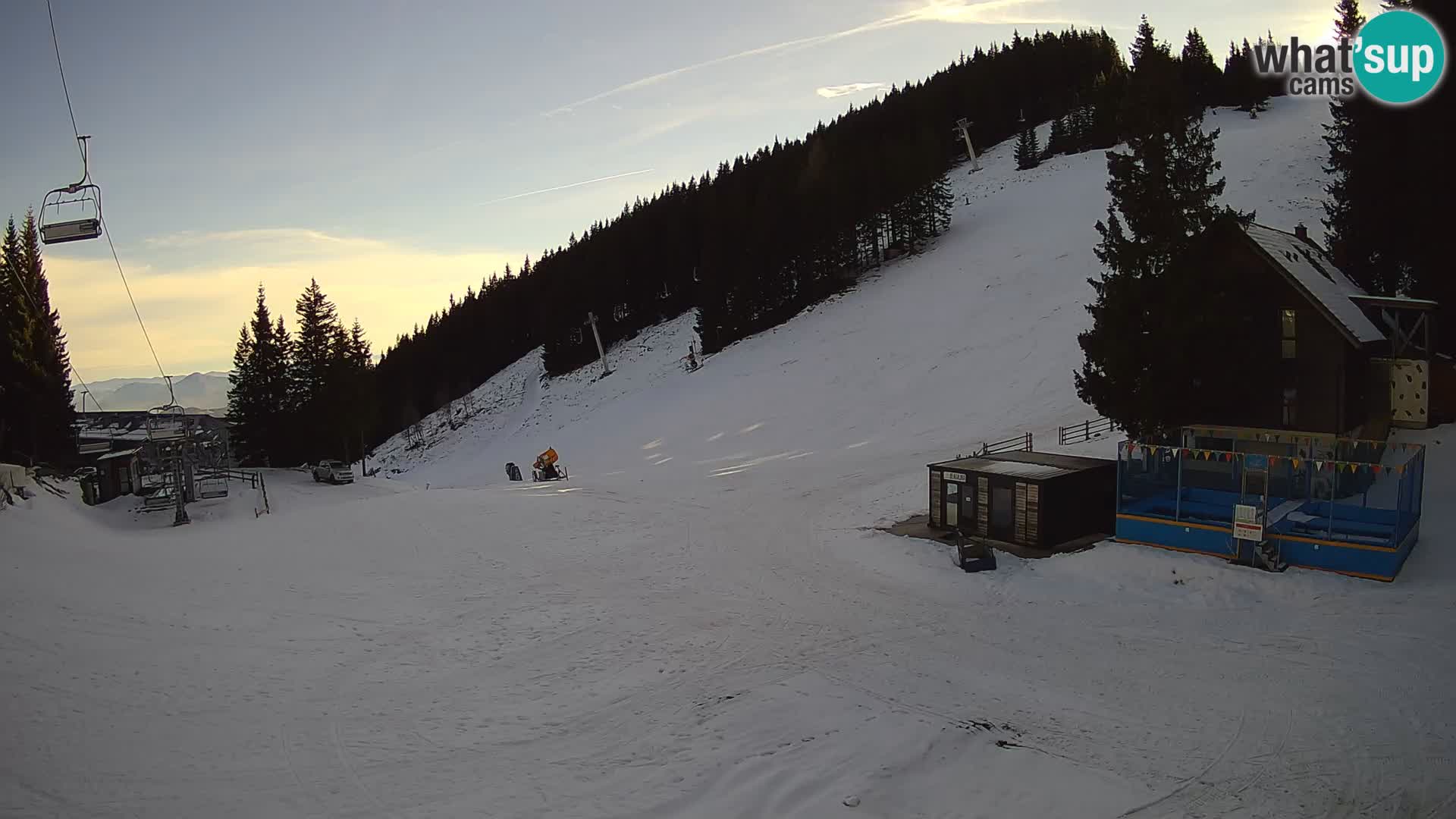 Webcam en direct de la station de ski de GOLTE – vue sur Medvedjak – Slovénie
