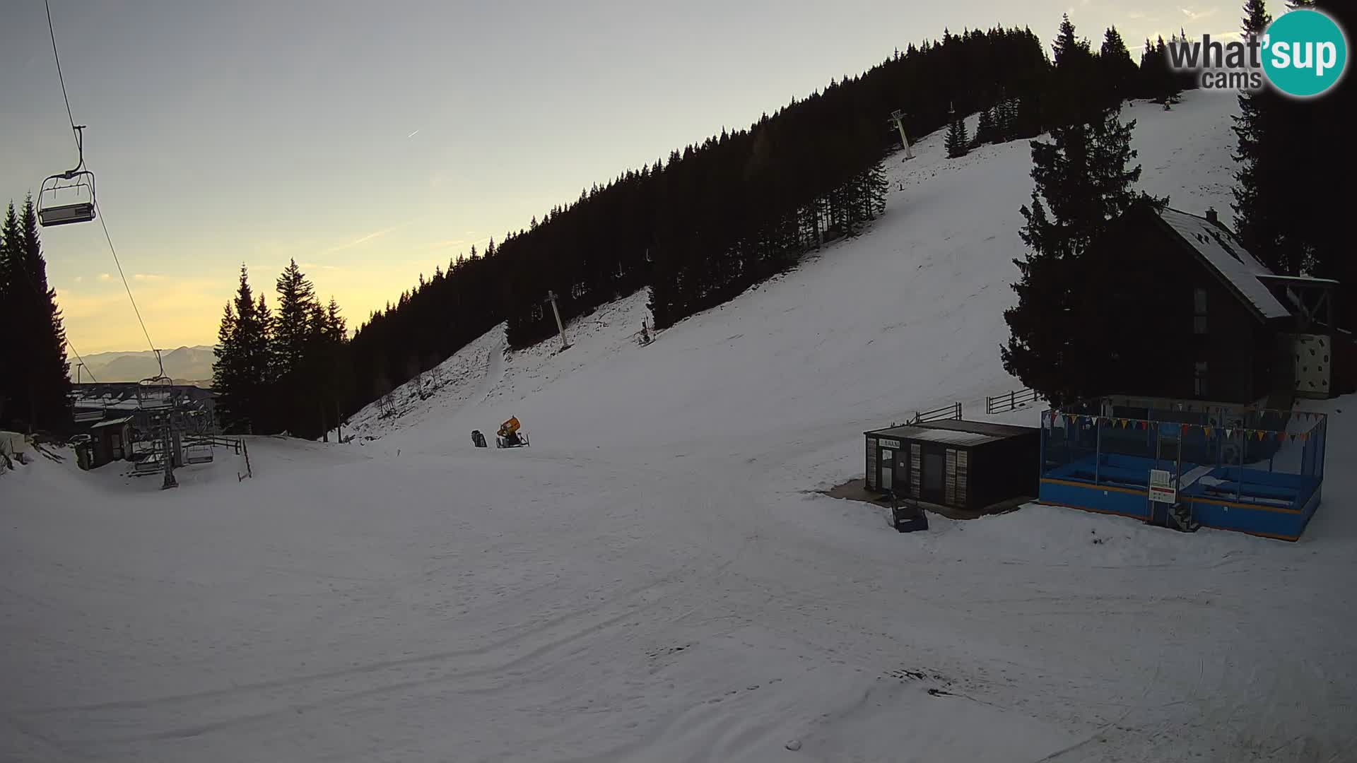 Webcam en direct de la station de ski de GOLTE – vue sur Medvedjak – Slovénie