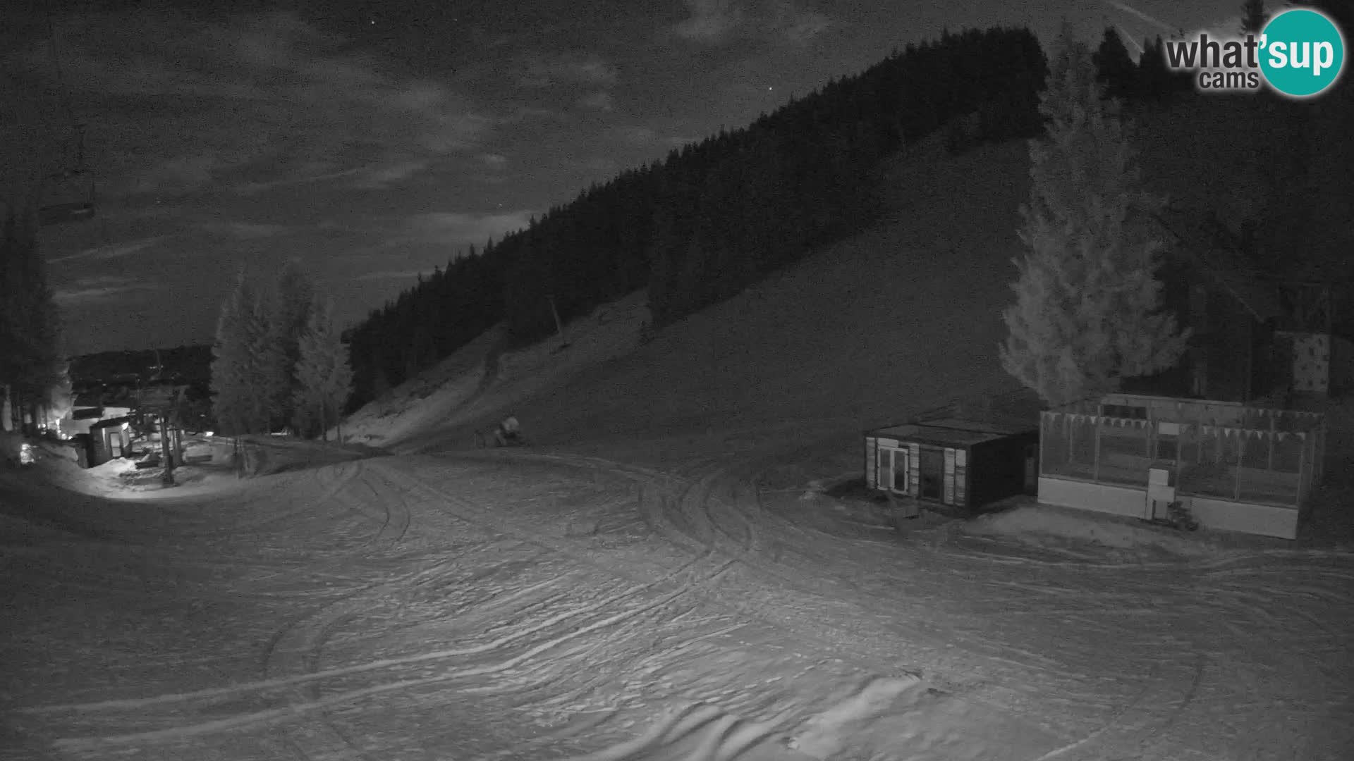 GOLTE Ski resort live webcam – view to Medvedjak – Slovenia