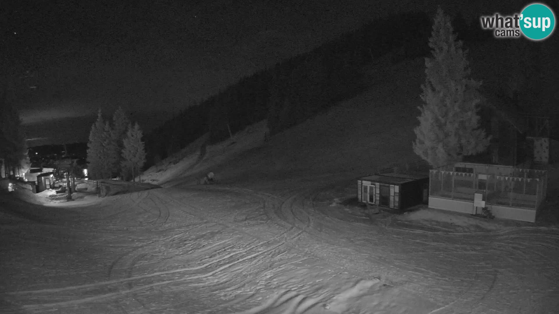 GOLTE skijalište web kamera – pogled na Medvedjak – Slovenija