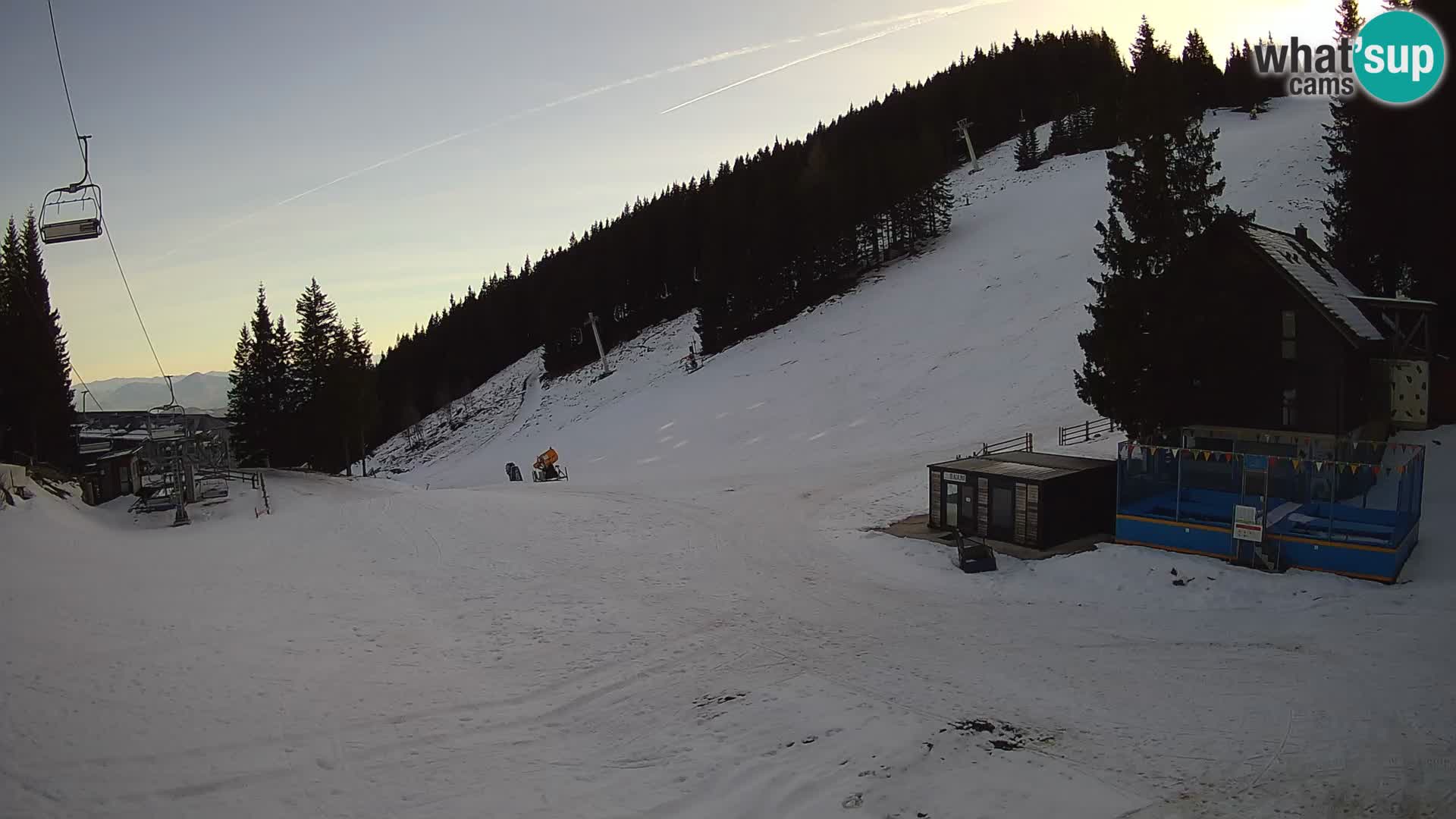 GOLTE Ski resort live webcam – view to Medvedjak – Slovenia