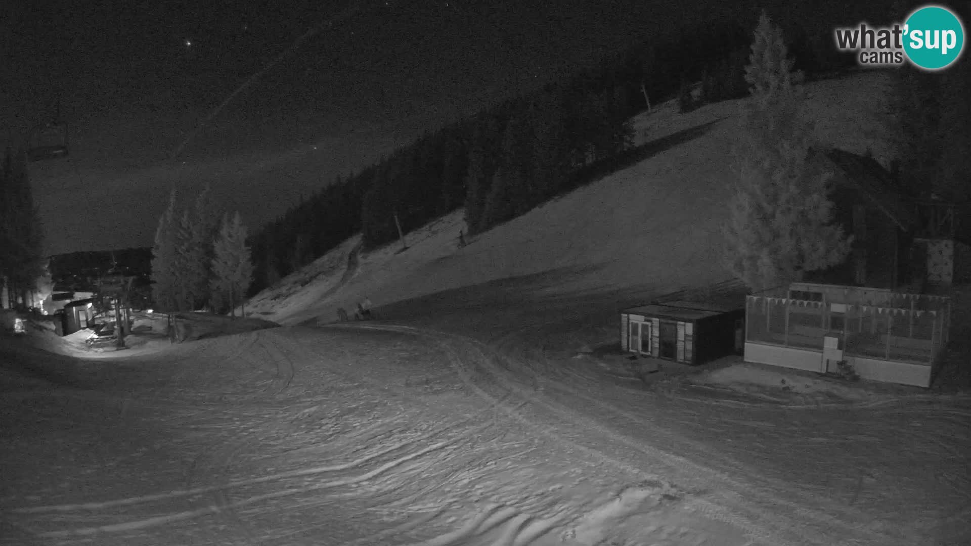 Cámara web en vivo de la estación de esquí GOLTE – vista a Medvedjak – Eslovenia