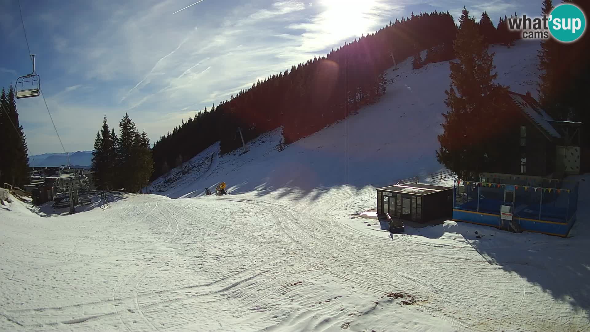 Cámara web en vivo de la estación de esquí GOLTE – vista a Medvedjak – Eslovenia