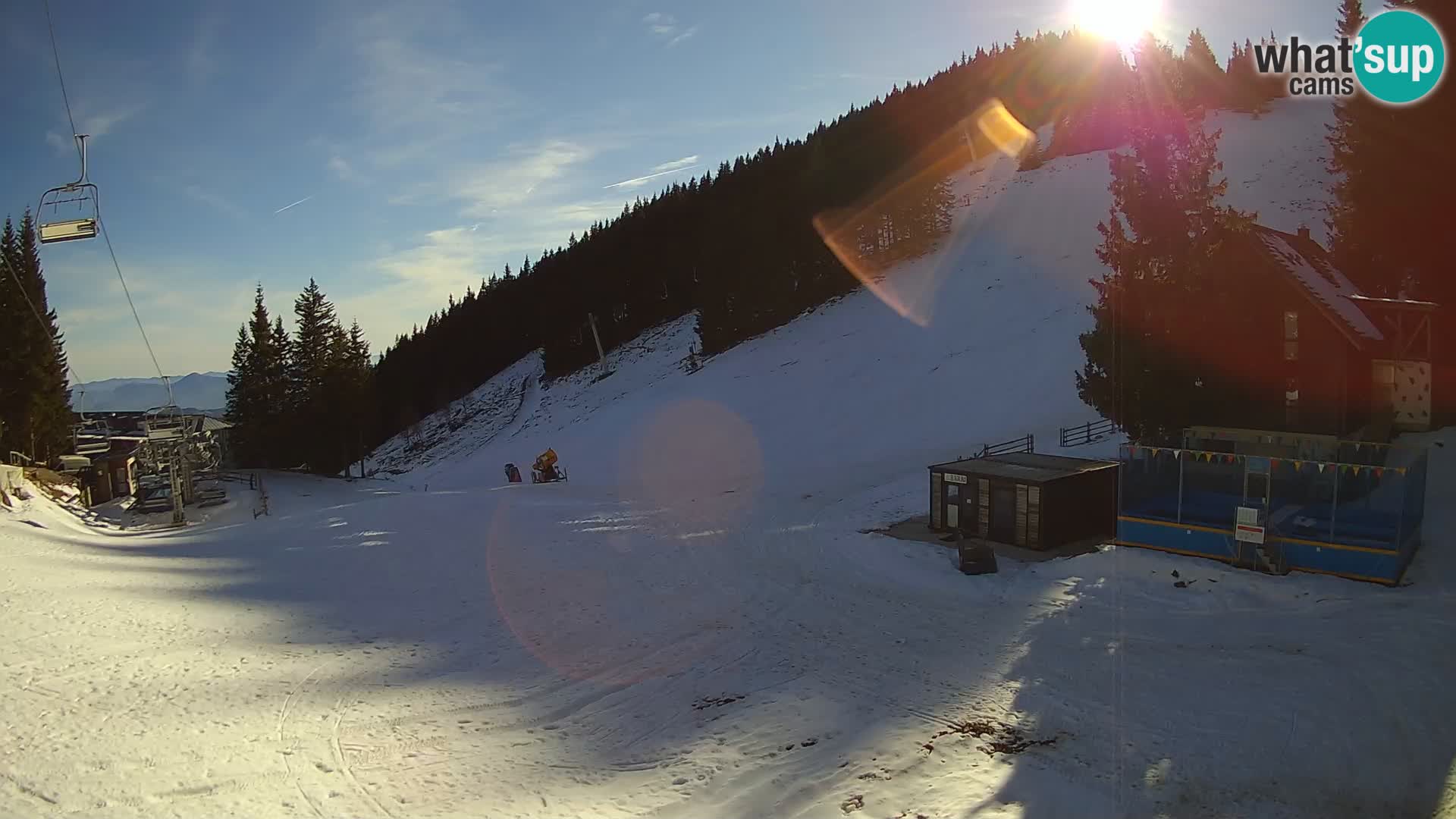 GOLTE Ski resort live webcam – view to Medvedjak – Slovenia