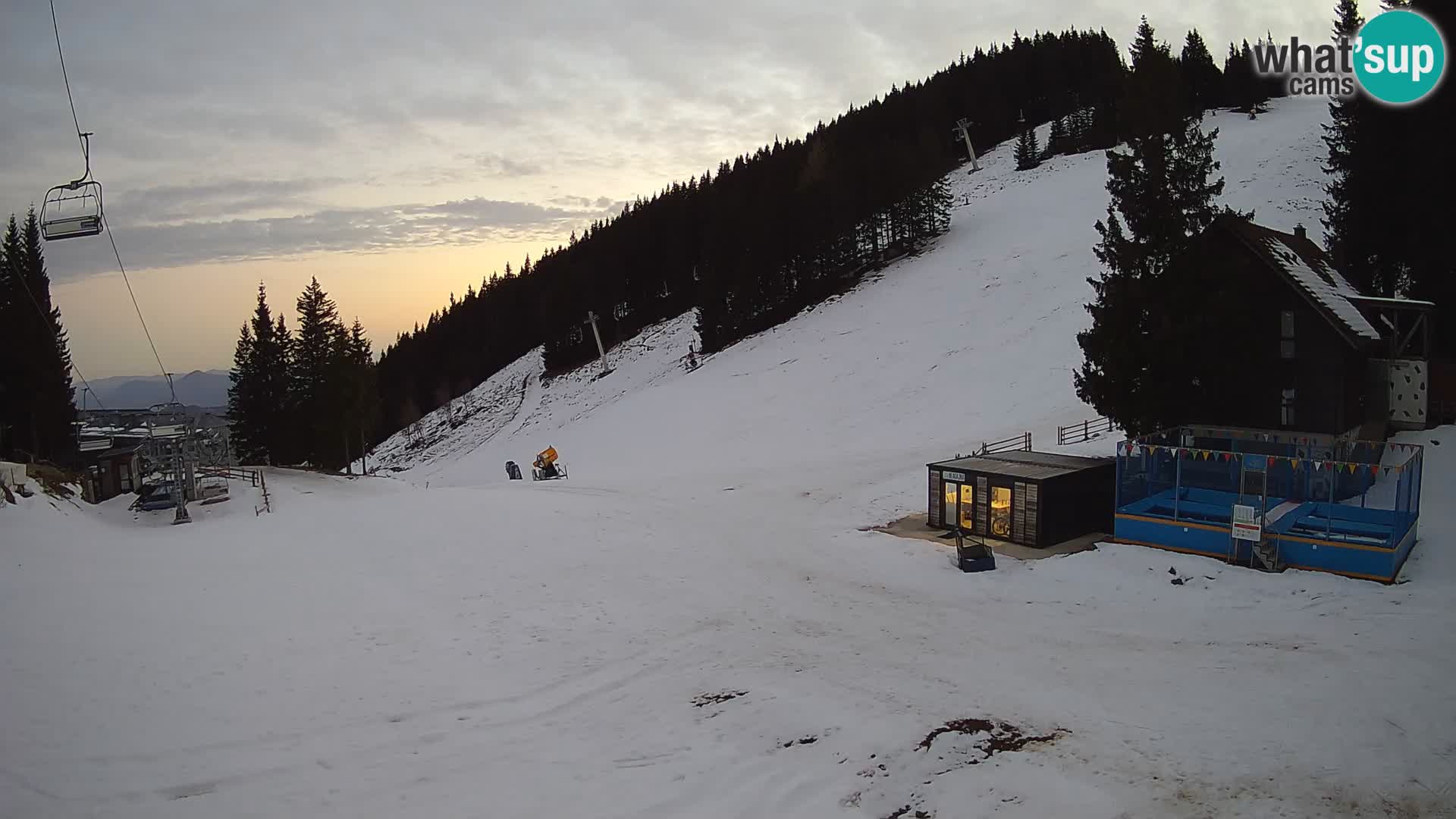 GOLTE Skigebiet webcam – Schöne Aussicht auf Medvedjak – Slowenien