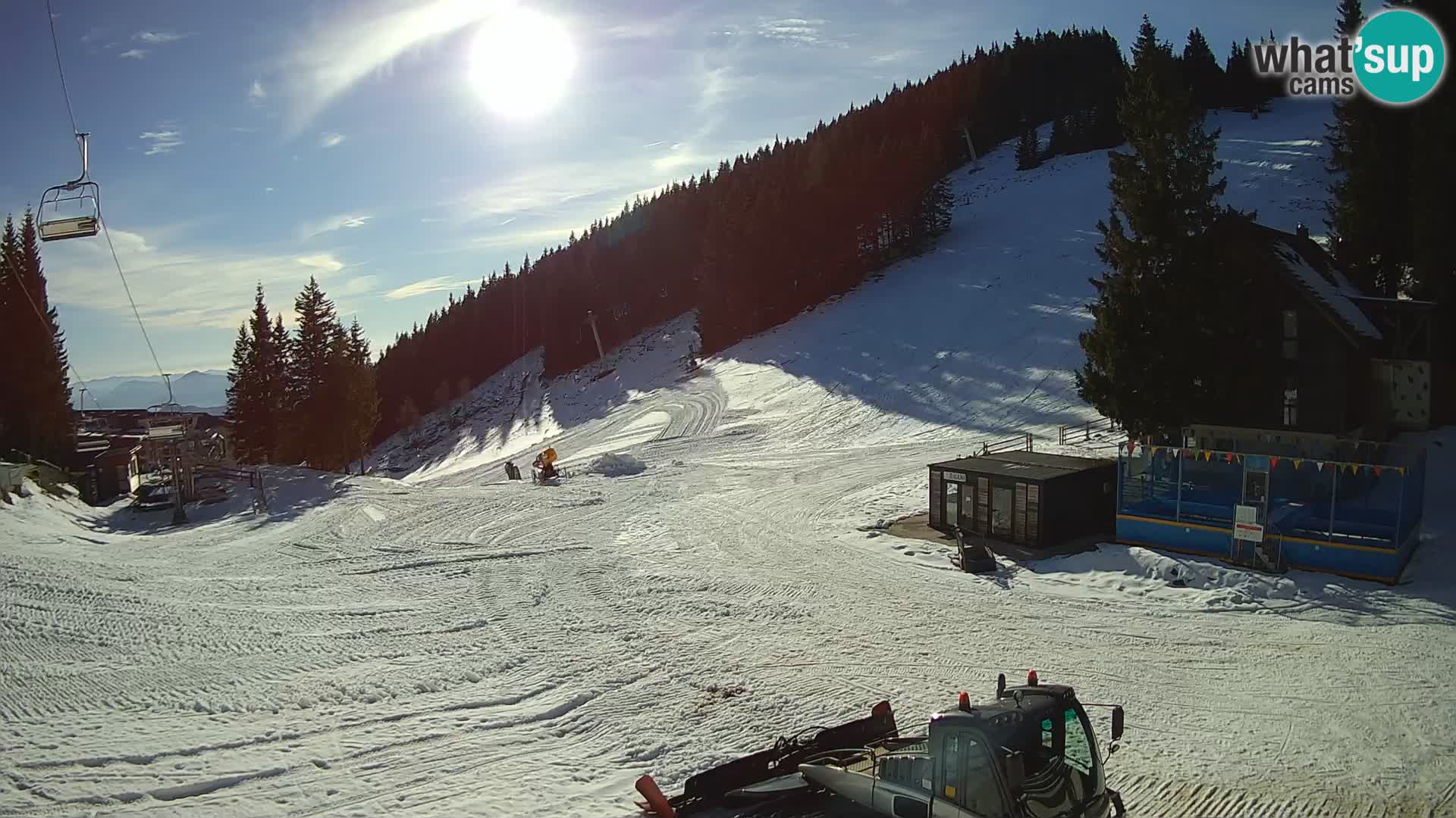 Webcam en direct de la station de ski de GOLTE – vue sur Medvedjak – Slovénie