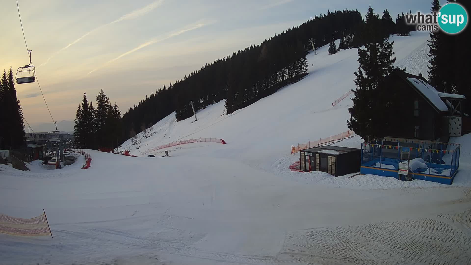GOLTE Skigebiet webcam – Schöne Aussicht auf Medvedjak – Slowenien