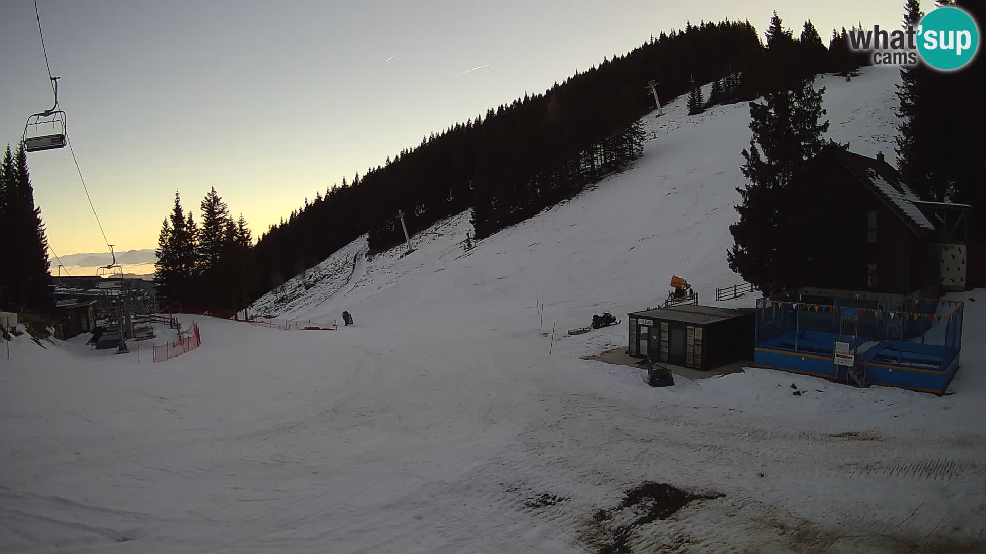 GOLTE Ski resort live webcam – view to Medvedjak – Slovenia