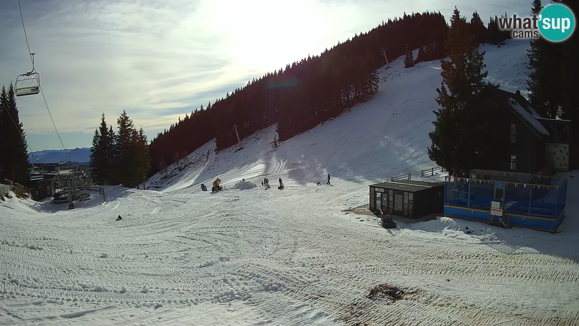Webcam en direct de la station de ski de GOLTE – vue sur Medvedjak – Slovénie
