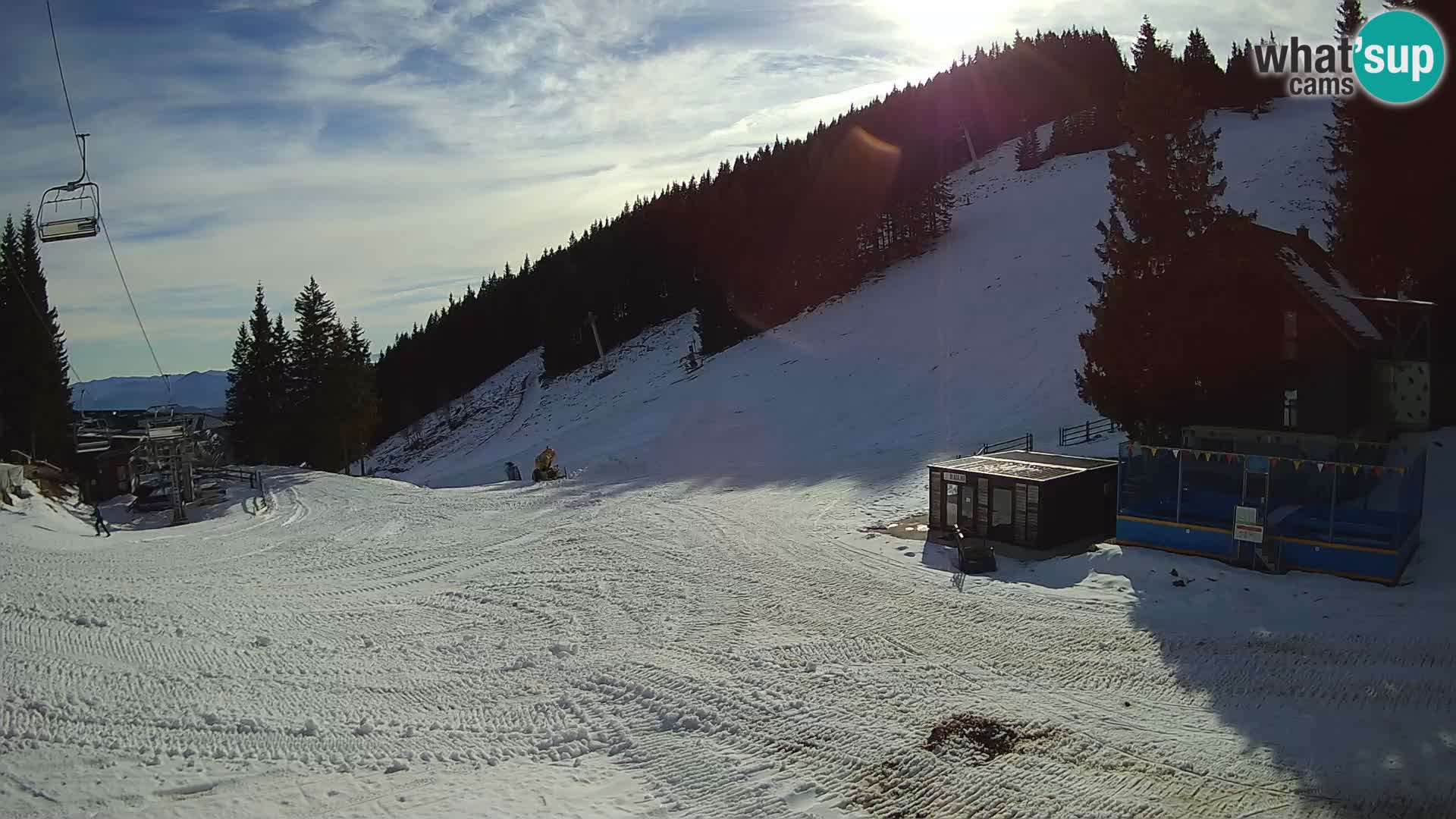 Webcam en direct de la station de ski de GOLTE – vue sur Medvedjak – Slovénie