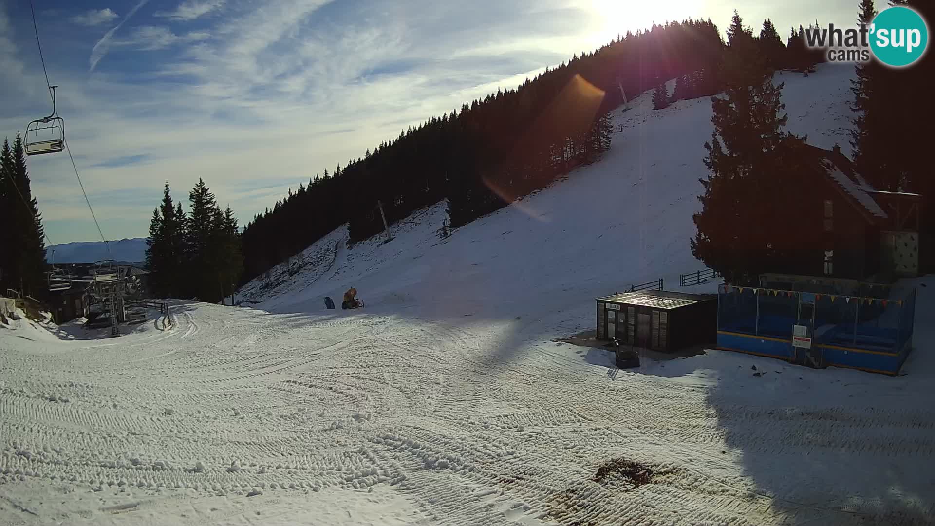 Webcam en direct de la station de ski de GOLTE – vue sur Medvedjak – Slovénie