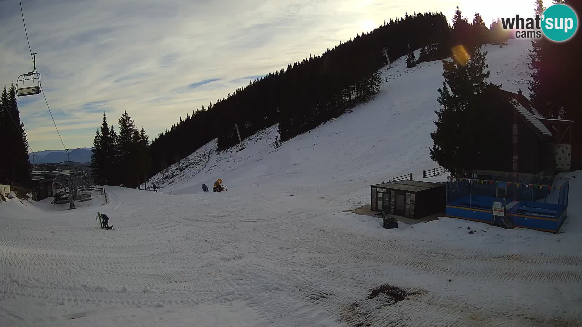 GOLTE Ski resort live webcam – view to Medvedjak – Slovenia