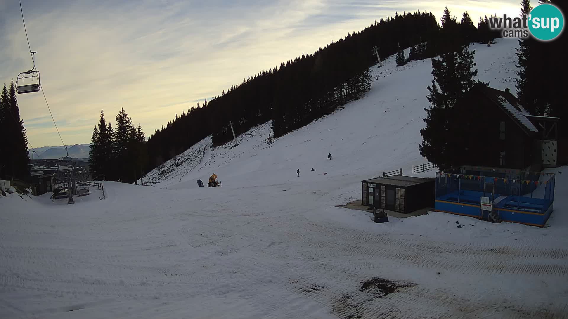 Webcam en direct de la station de ski de GOLTE – vue sur Medvedjak – Slovénie