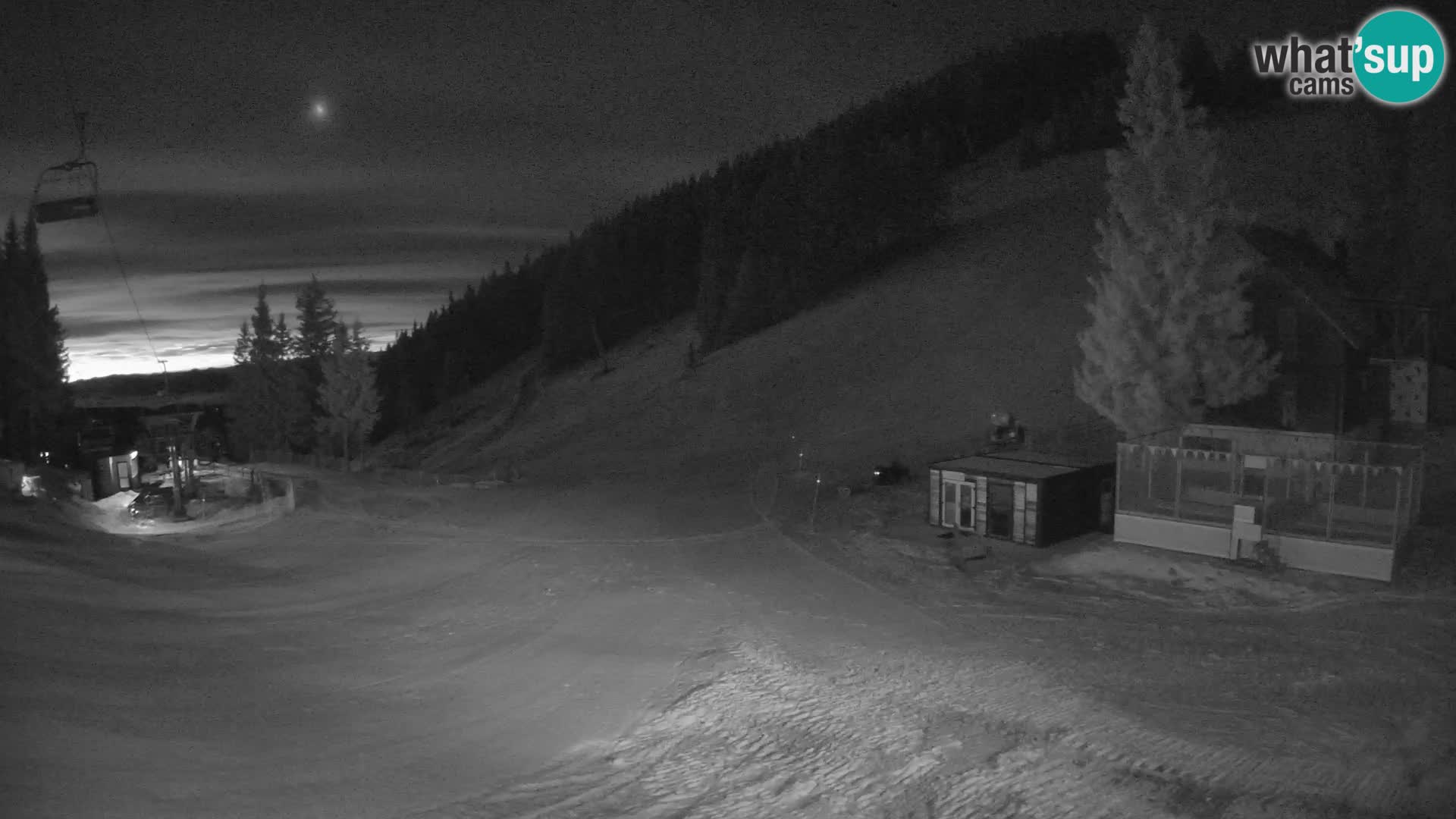 GOLTE skijalište web kamera – pogled na Medvedjak – Slovenija