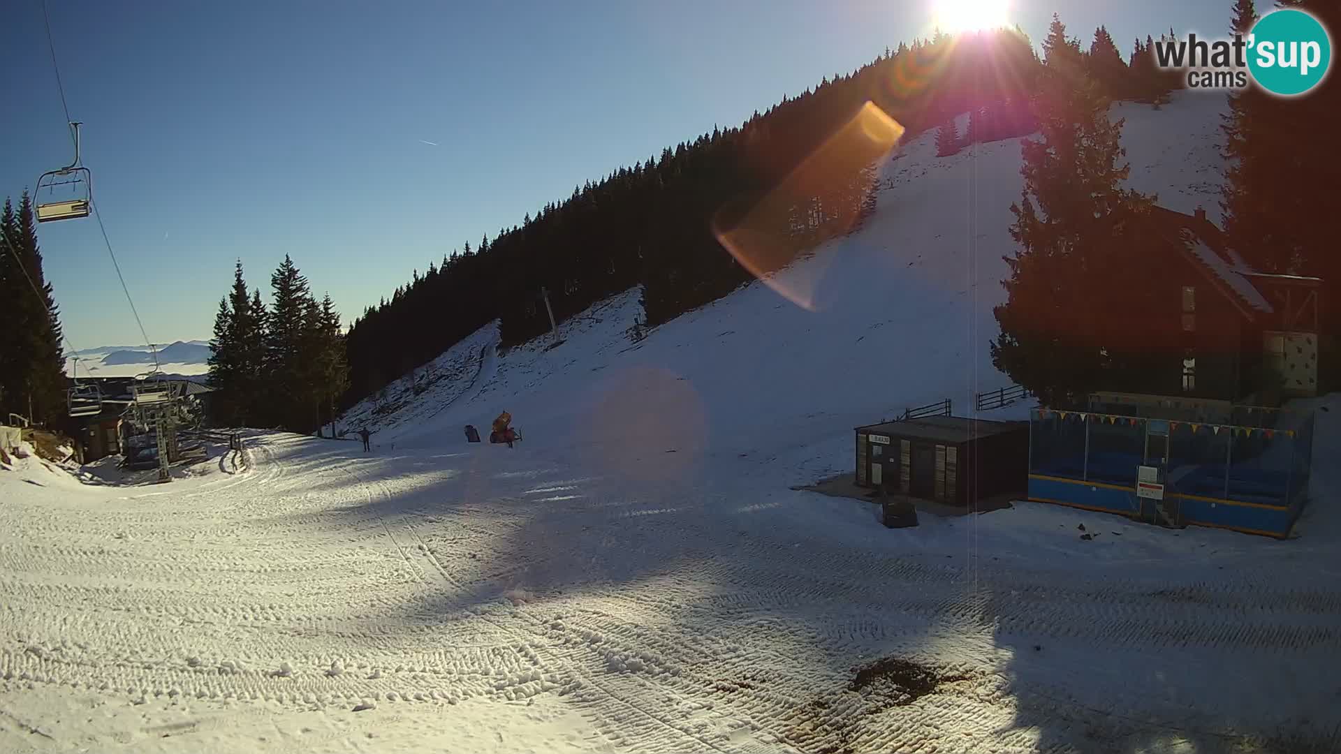GOLTE Ski resort live webcam – view to Medvedjak – Slovenia