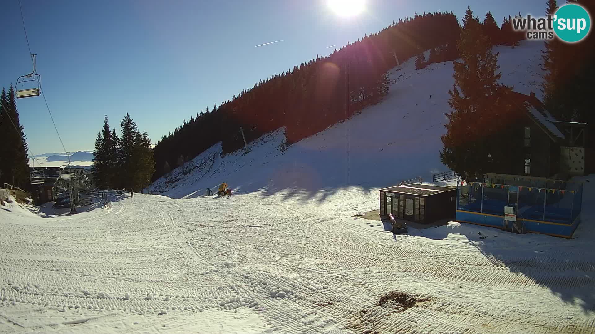 GOLTE Ski resort live webcam – view to Medvedjak – Slovenia