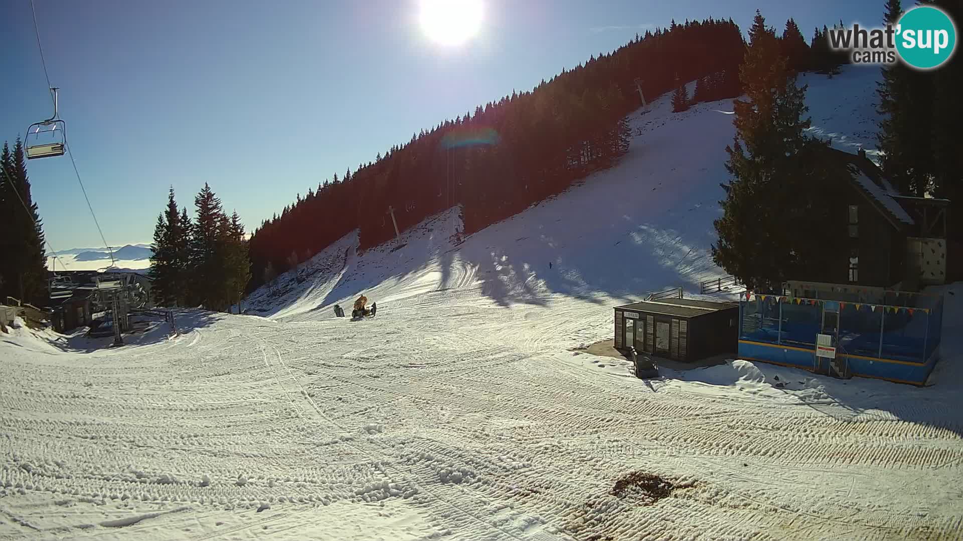 Webcam en direct de la station de ski de GOLTE – vue sur Medvedjak – Slovénie