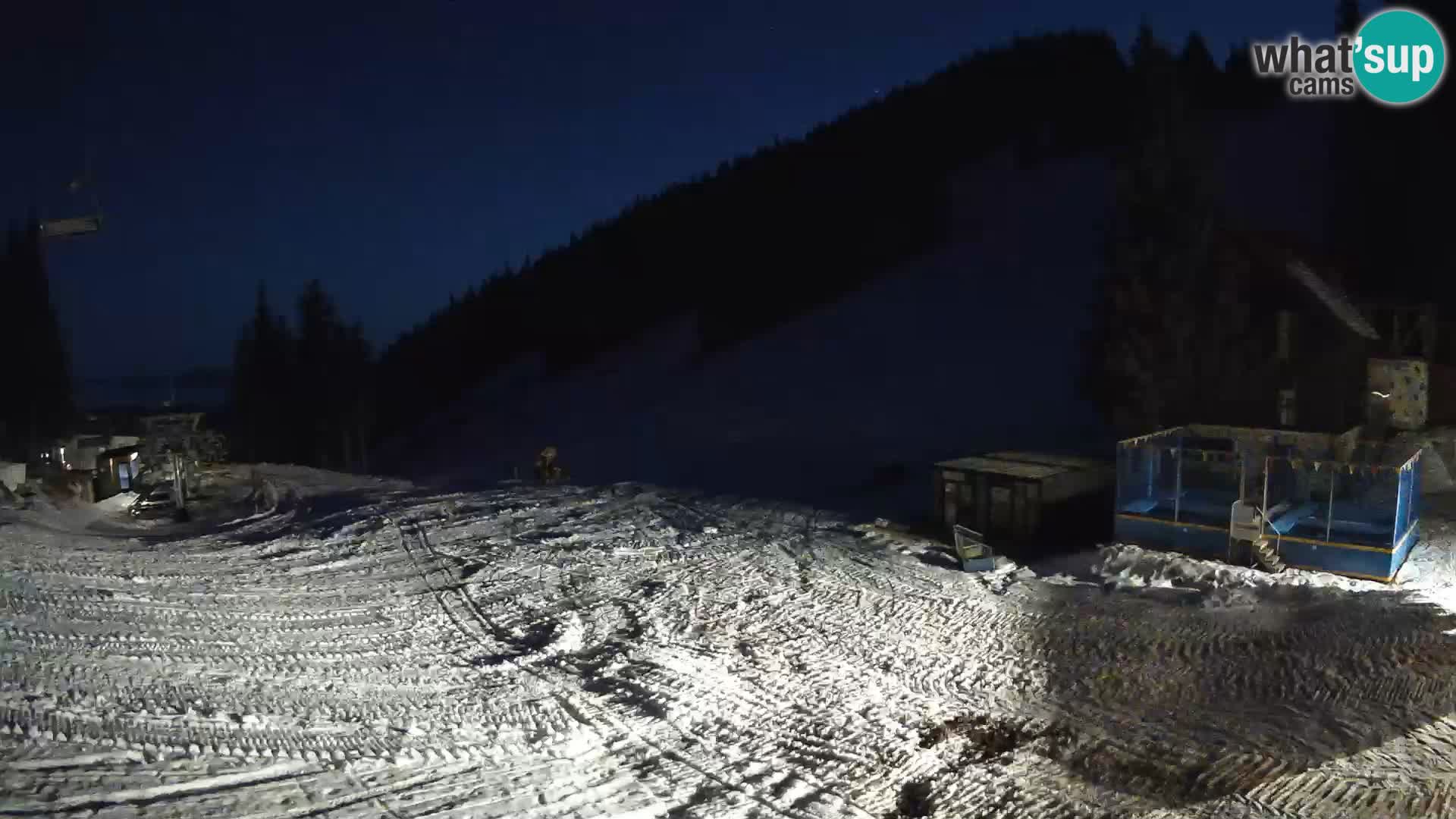 GOLTE Ski resort live webcam – view to Medvedjak – Slovenia