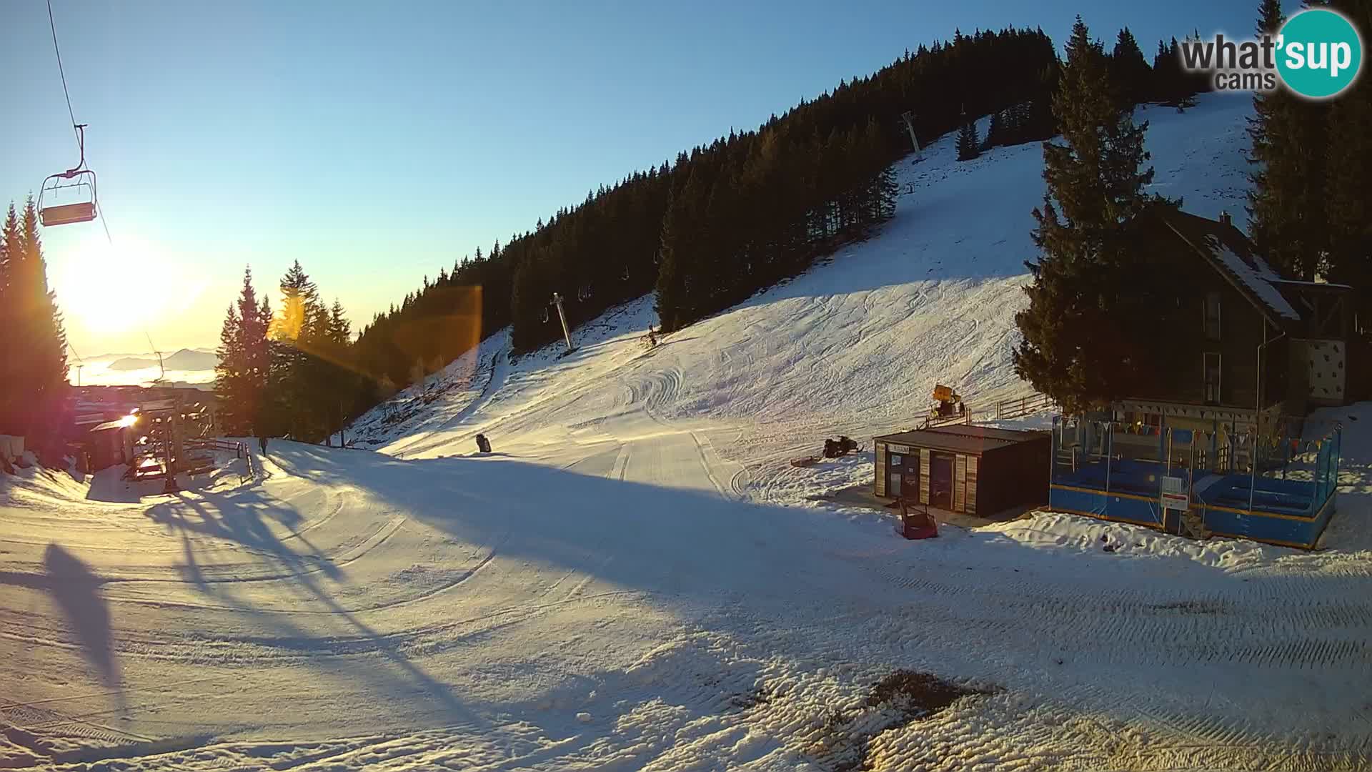 Webcam en direct de la station de ski de GOLTE – vue sur Medvedjak – Slovénie