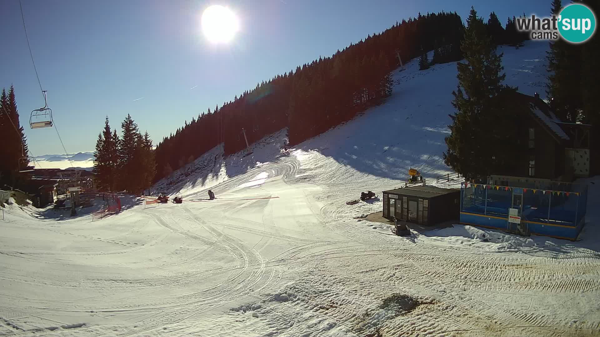 GOLTE skijalište web kamera – pogled na Medvedjak – Slovenija