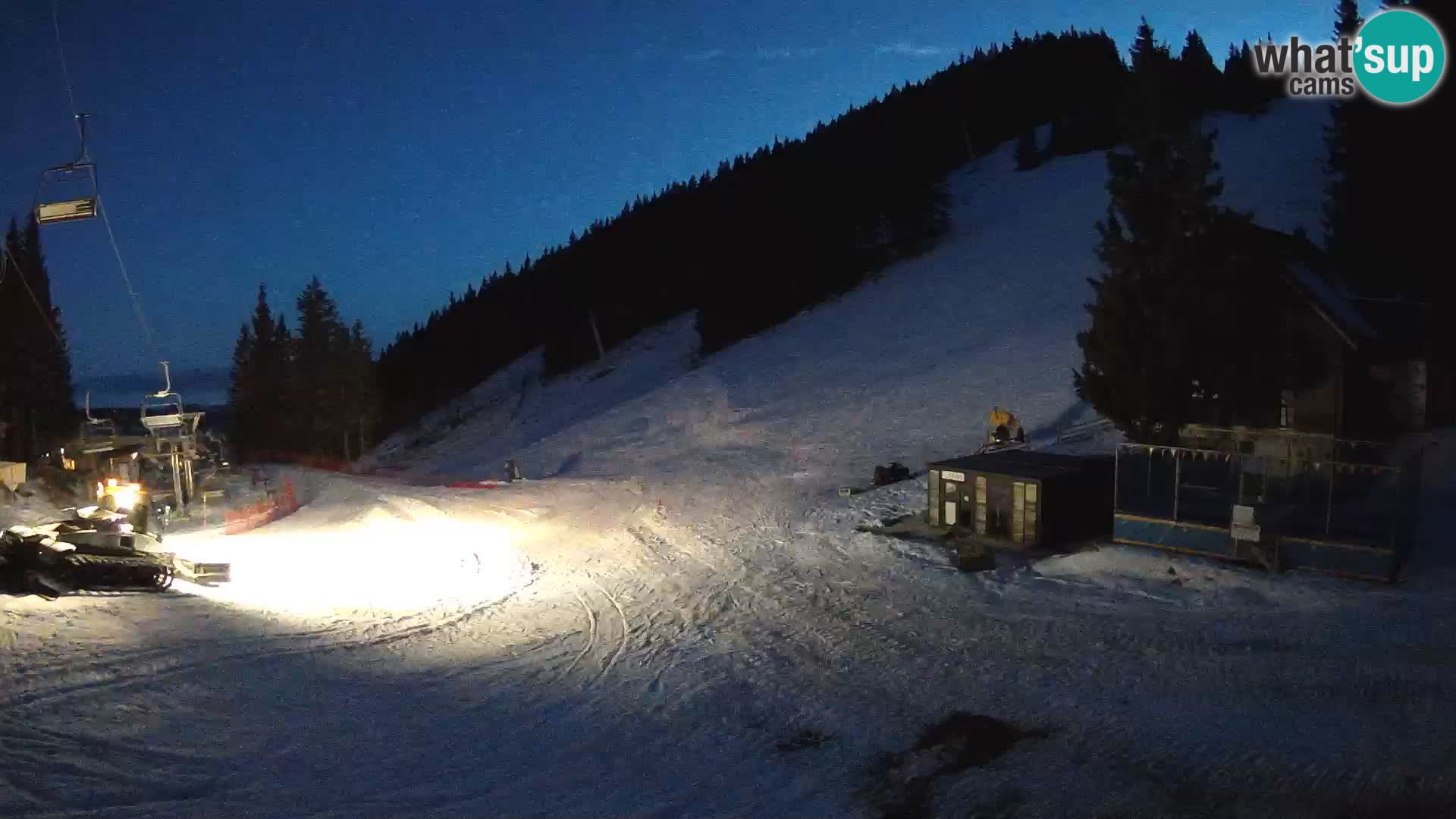 GOLTE Ski resort live webcam – view to Medvedjak – Slovenia