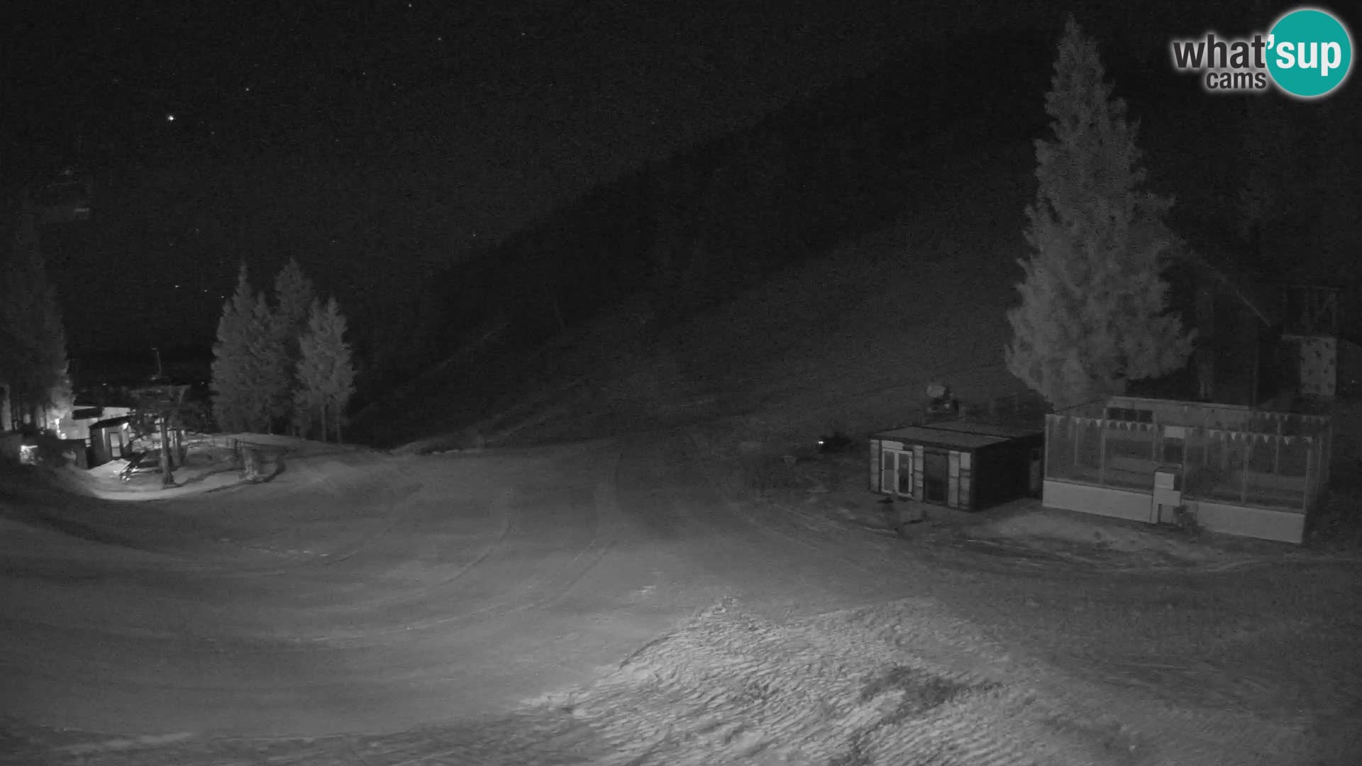 Cámara web en vivo de la estación de esquí GOLTE – vista a Medvedjak – Eslovenia