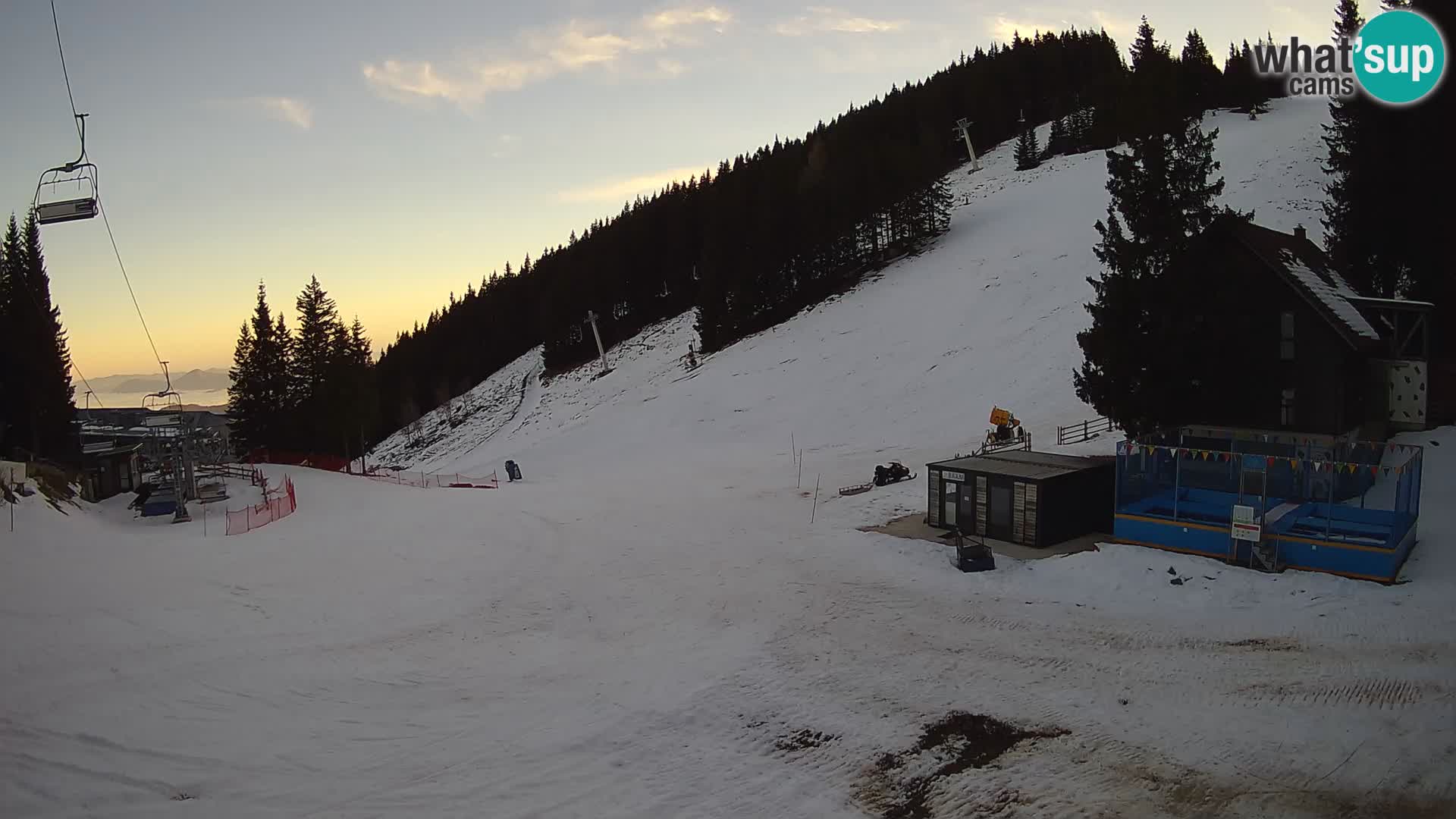 Webcam en direct de la station de ski de GOLTE – vue sur Medvedjak – Slovénie