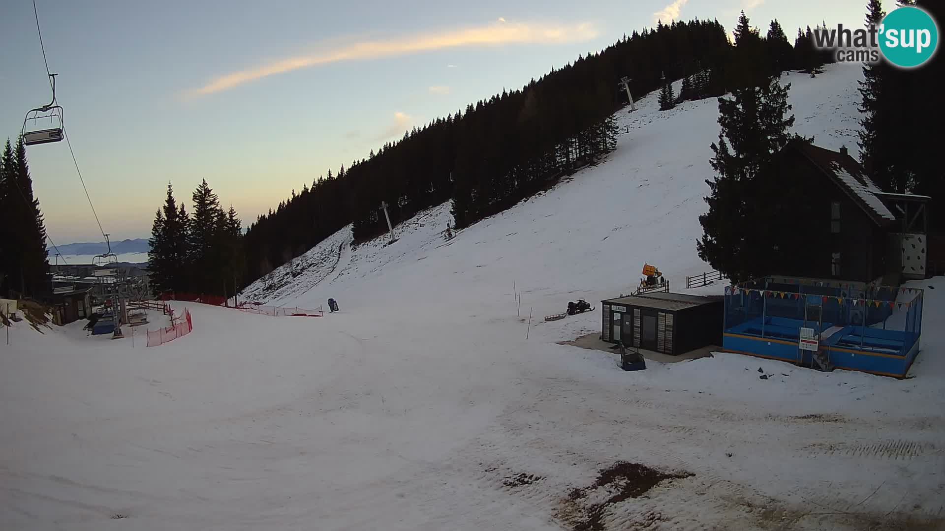 Webcam en direct de la station de ski de GOLTE – vue sur Medvedjak – Slovénie