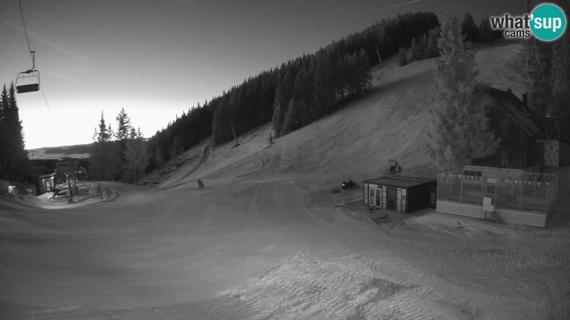 Cámara web en vivo de la estación de esquí GOLTE – vista a Medvedjak – Eslovenia