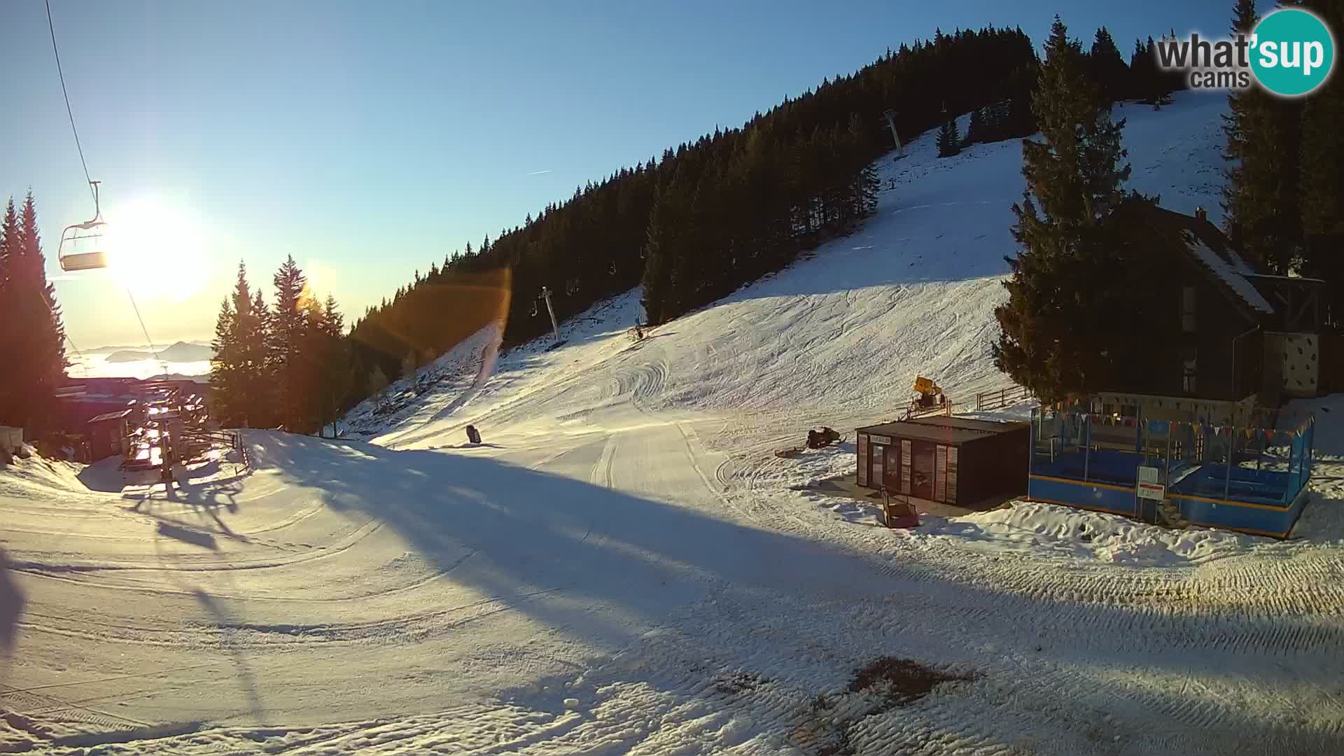 Webcam en direct de la station de ski de GOLTE – vue sur Medvedjak – Slovénie