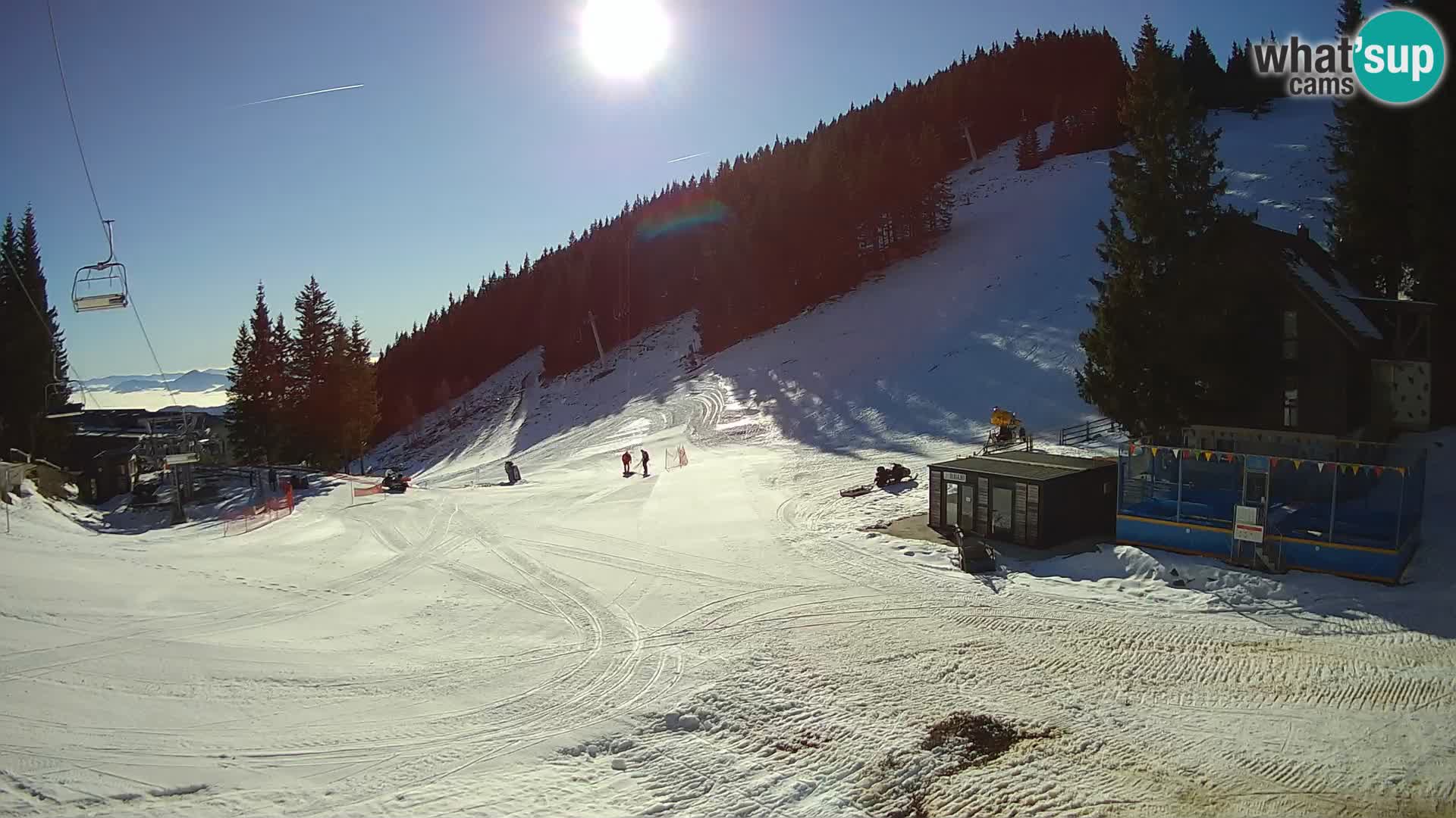 GOLTE Ski resort live webcam – view to Medvedjak – Slovenia