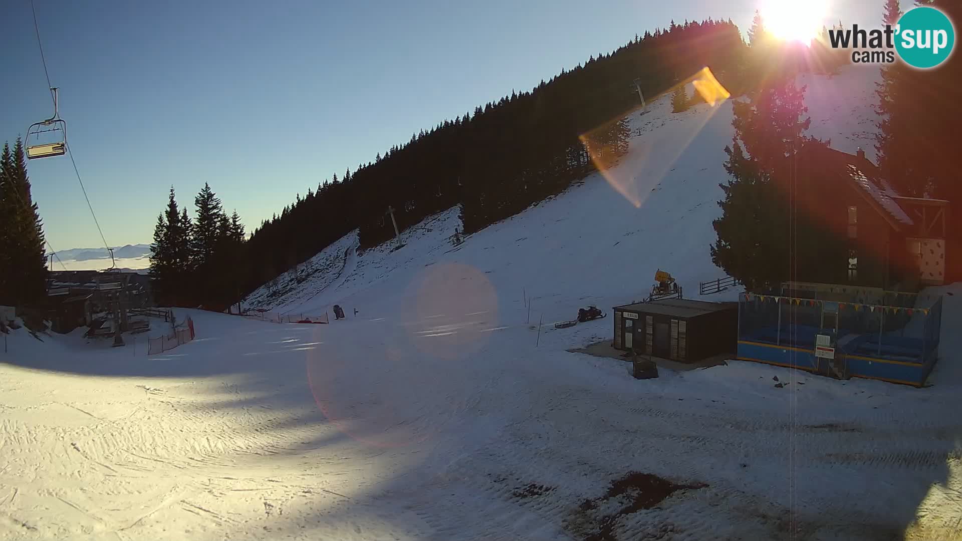 GOLTE Ski resort live webcam – view to Medvedjak – Slovenia