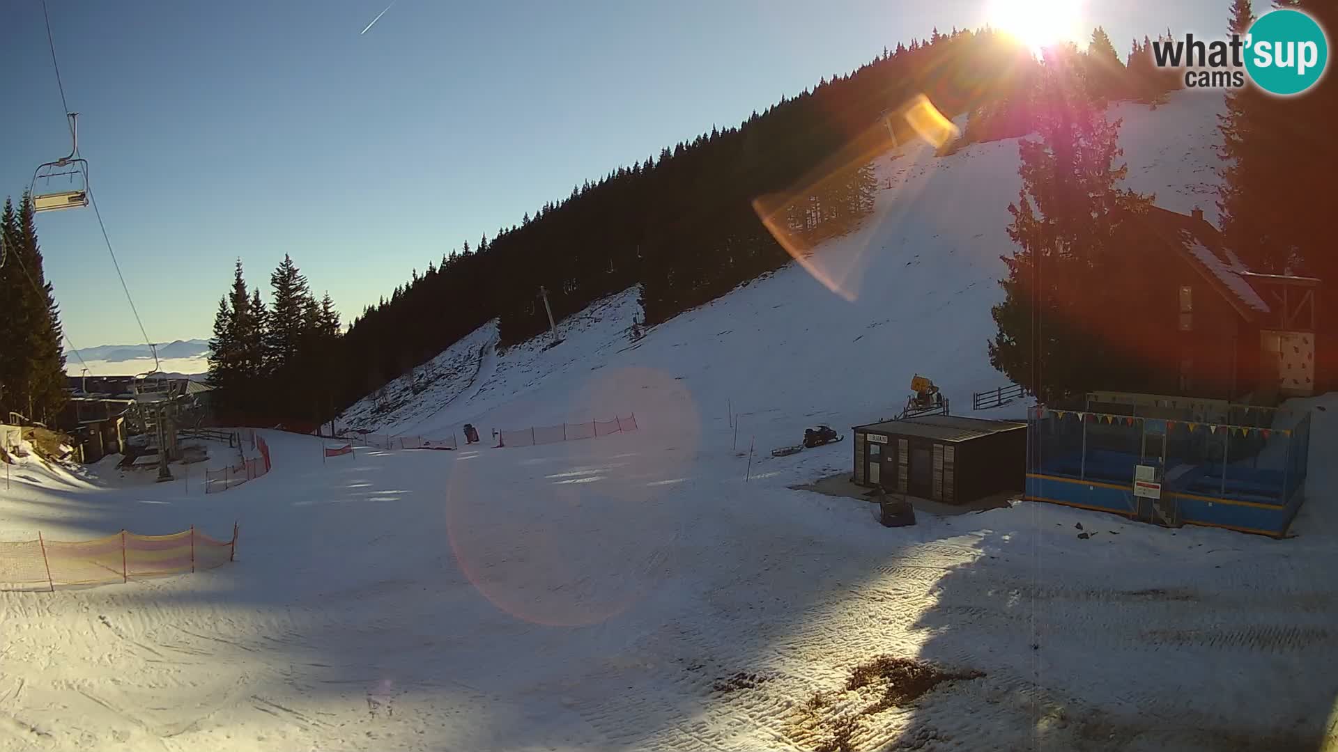GOLTE Skigebiet webcam – Schöne Aussicht auf Medvedjak – Slowenien