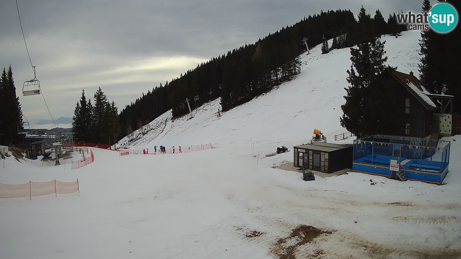 Webcam en direct de la station de ski de GOLTE – vue sur Medvedjak – Slovénie