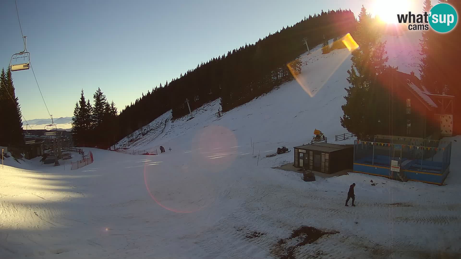 GOLTE Ski resort live webcam – view to Medvedjak – Slovenia