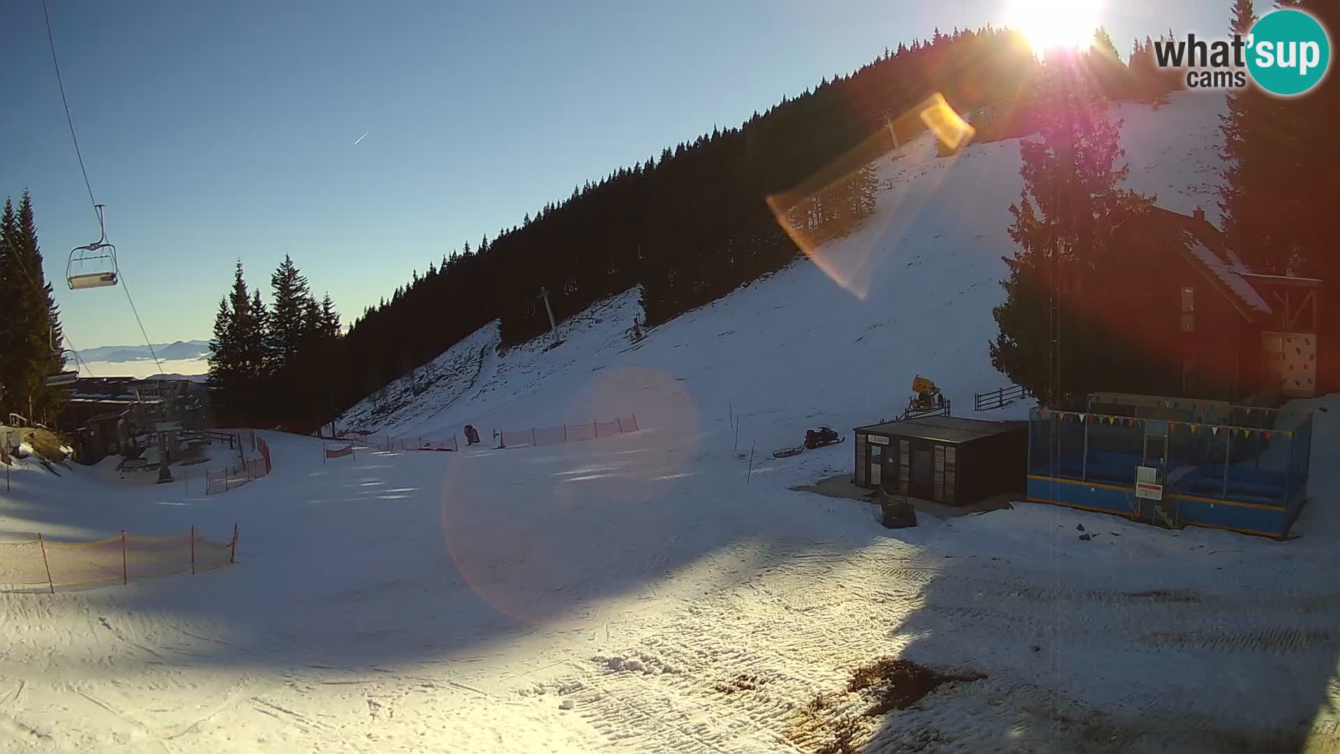 Webcam en direct de la station de ski de GOLTE – vue sur Medvedjak – Slovénie