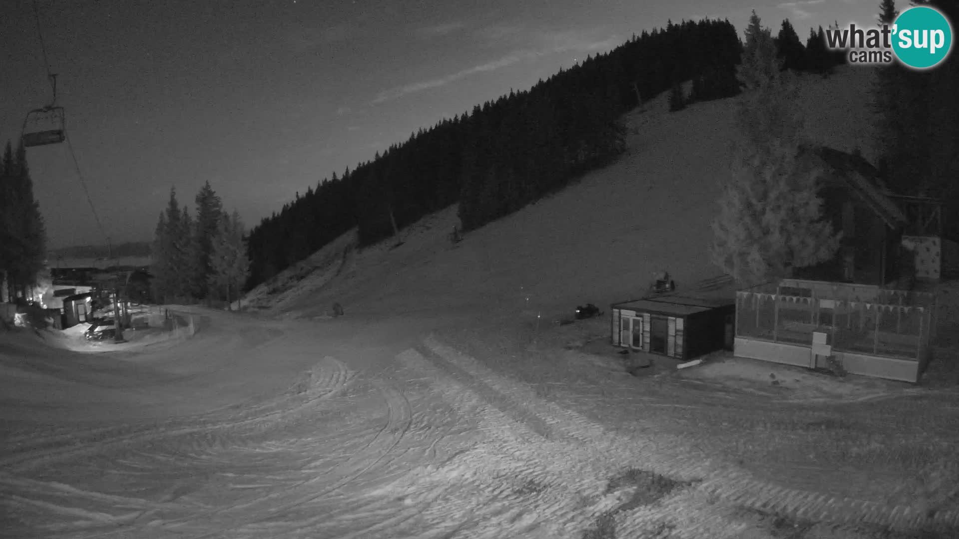 GOLTE Ski resort live webcam – view to Medvedjak – Slovenia