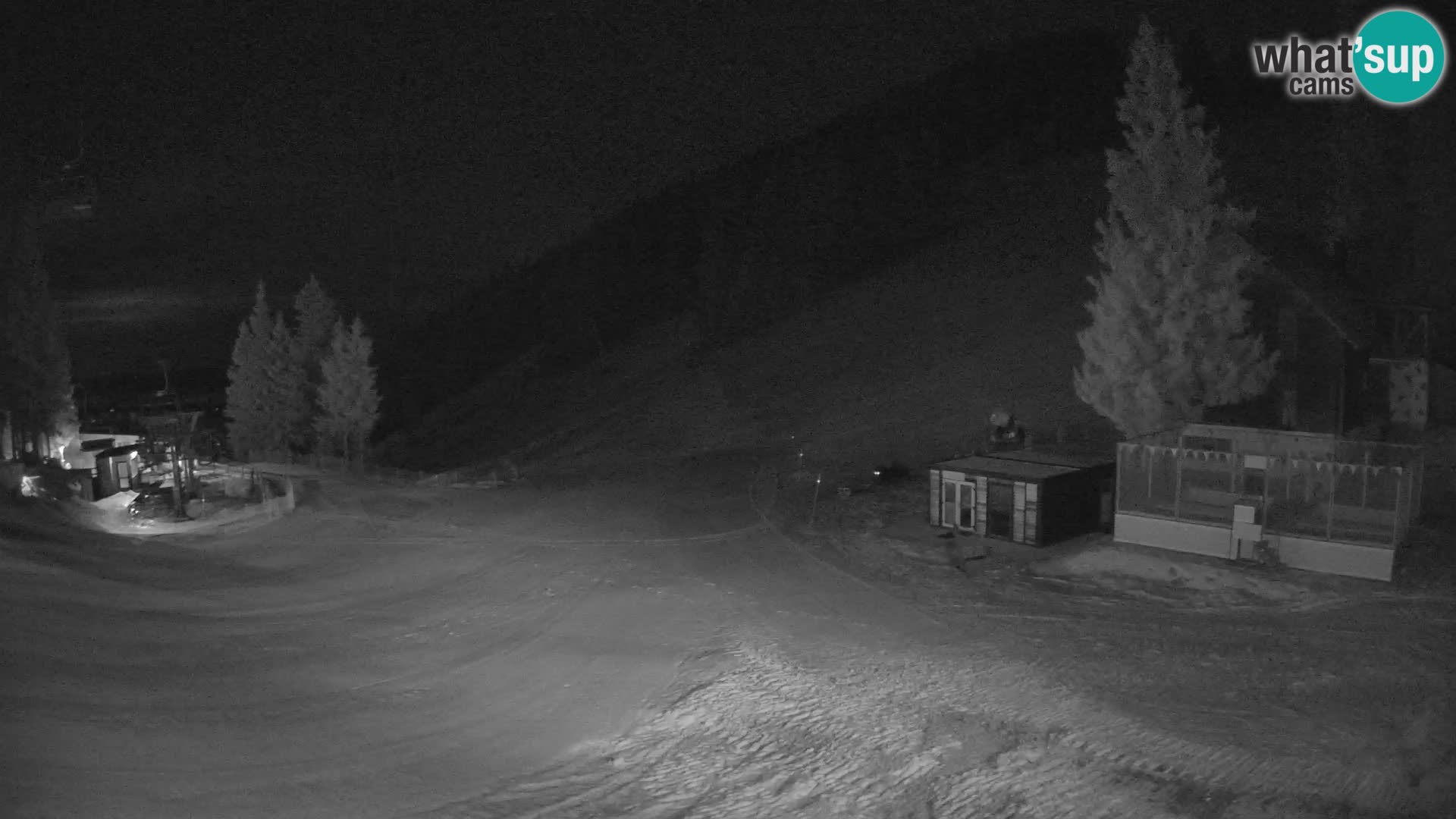 Cámara web en vivo de la estación de esquí GOLTE – vista a Medvedjak – Eslovenia