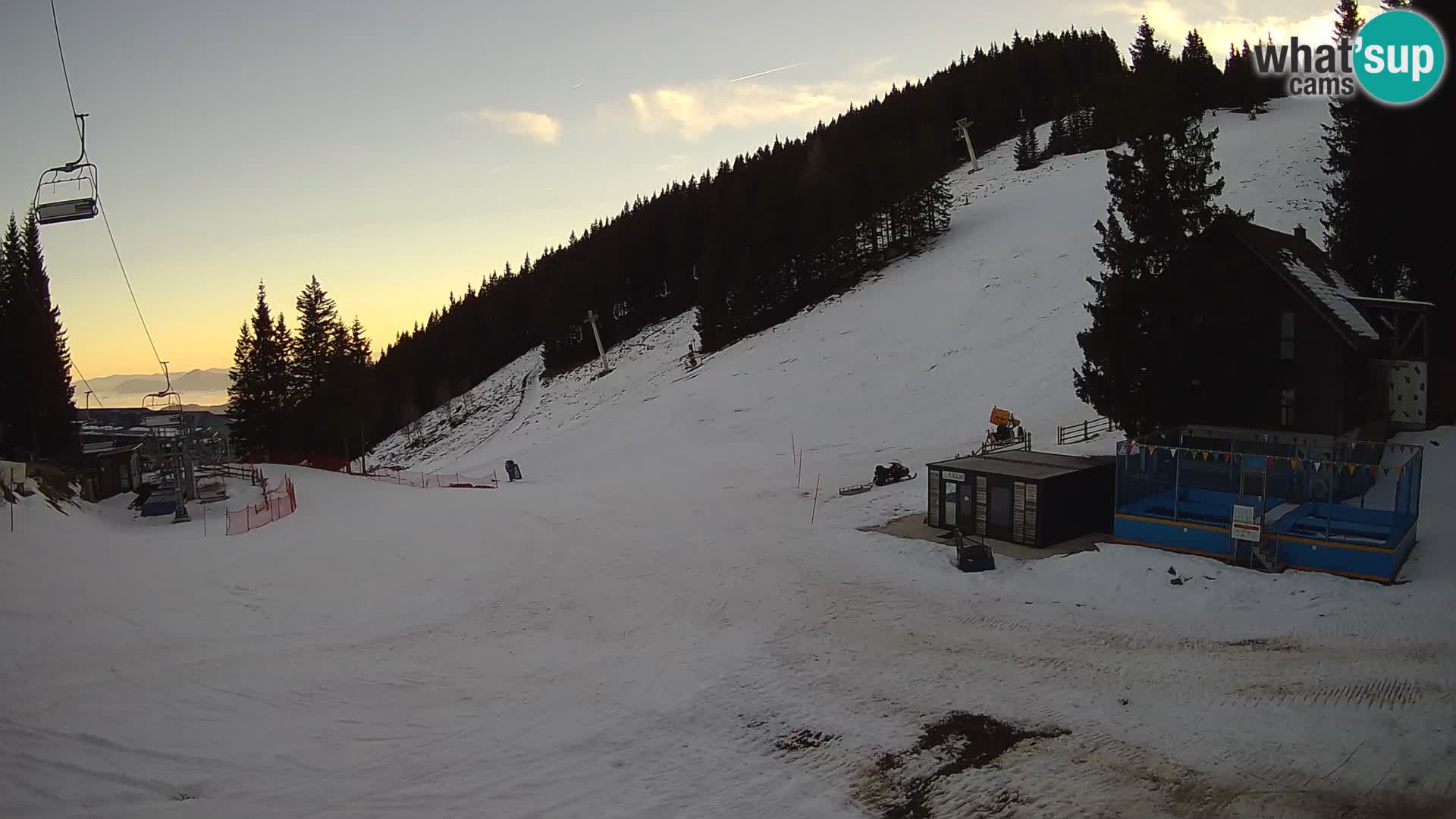 Webcam en direct de la station de ski de GOLTE – vue sur Medvedjak – Slovénie
