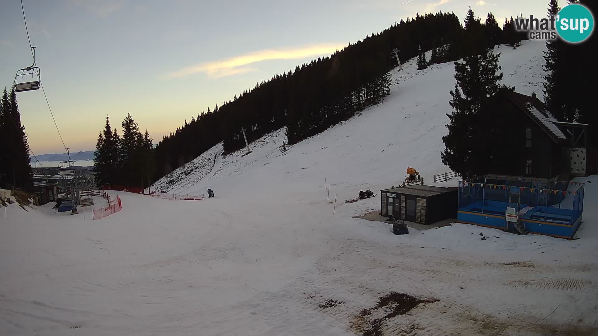 Webcam en direct de la station de ski de GOLTE – vue sur Medvedjak – Slovénie