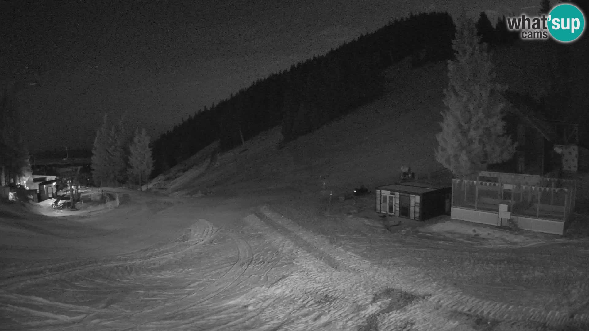 GOLTE Ski resort live webcam – view to Medvedjak – Slovenia